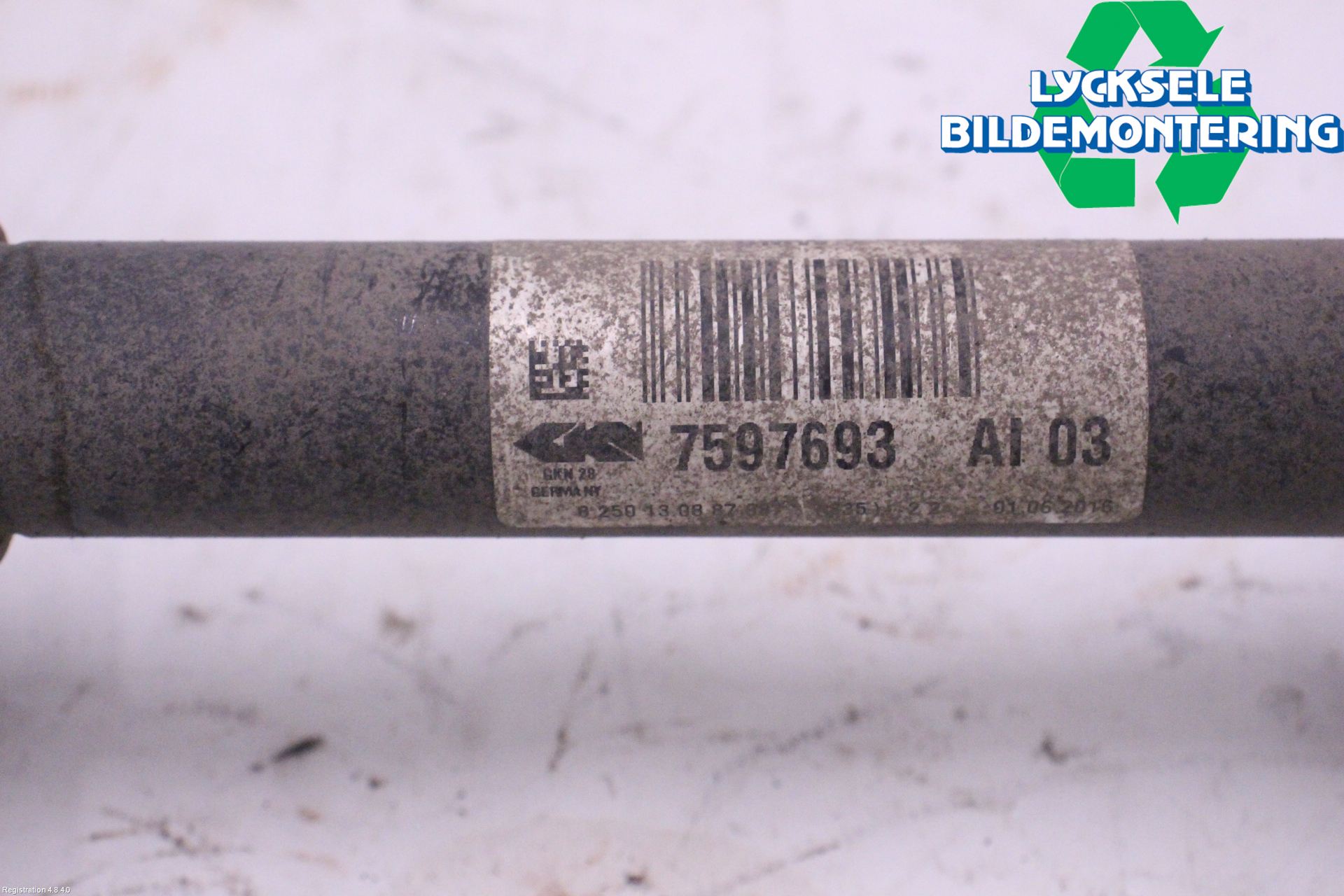 BMW 3 GT F34 13-19 Drivaxel Fram Vänster