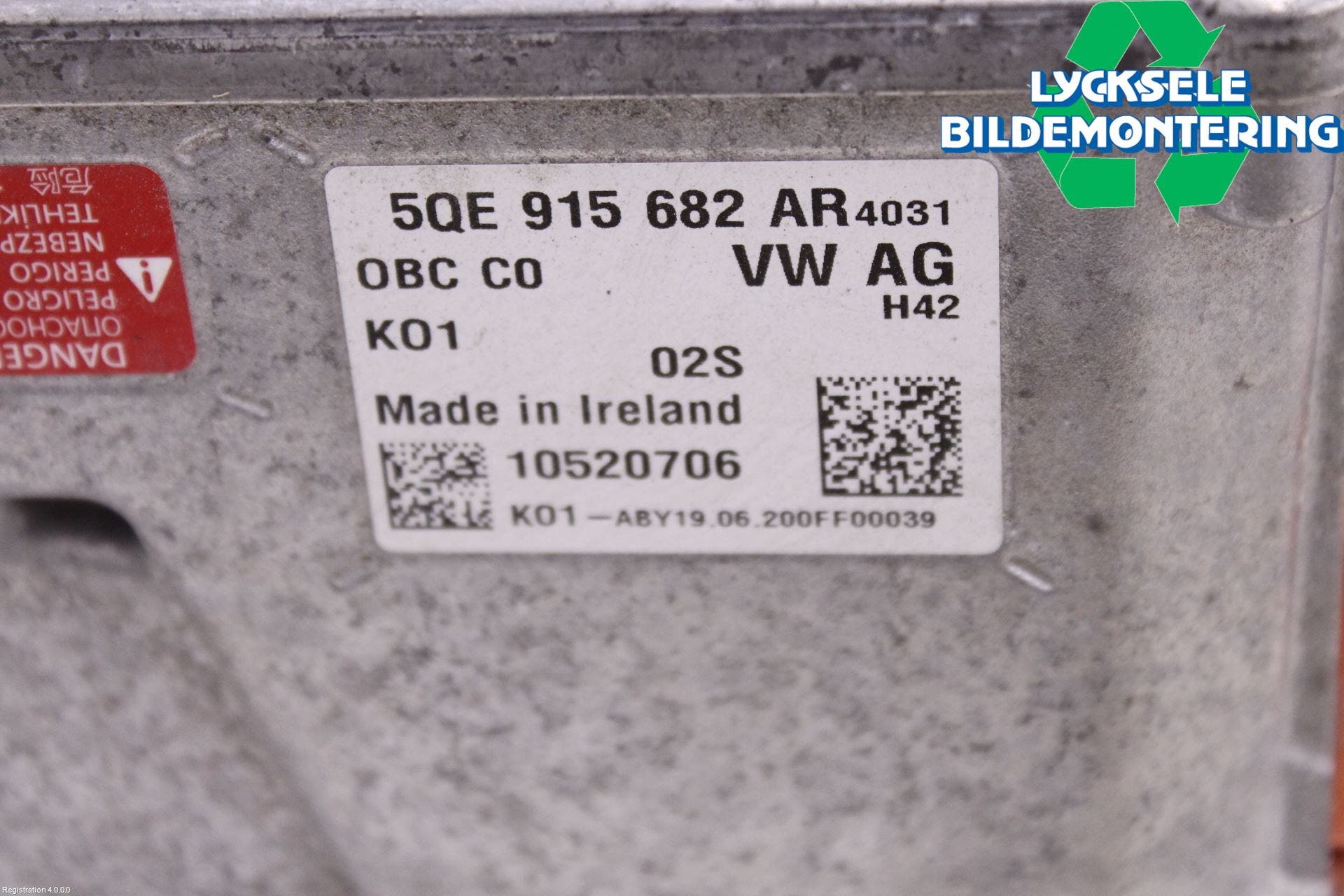 Volkswagen VW PASSAT 20-24 Batteriladdare Högspänning