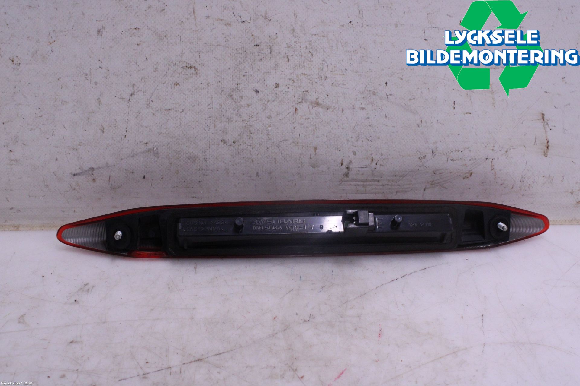 Subaru OUTBACK 10-15 Bromsljus Bakruta