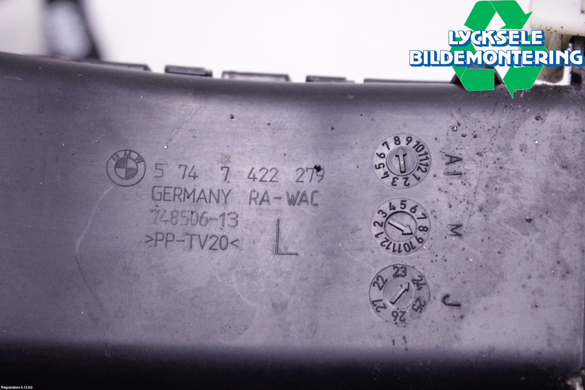 BMW 3 G20/G21/G80/G81 19- Deflektor Plåt-Plast Kylning