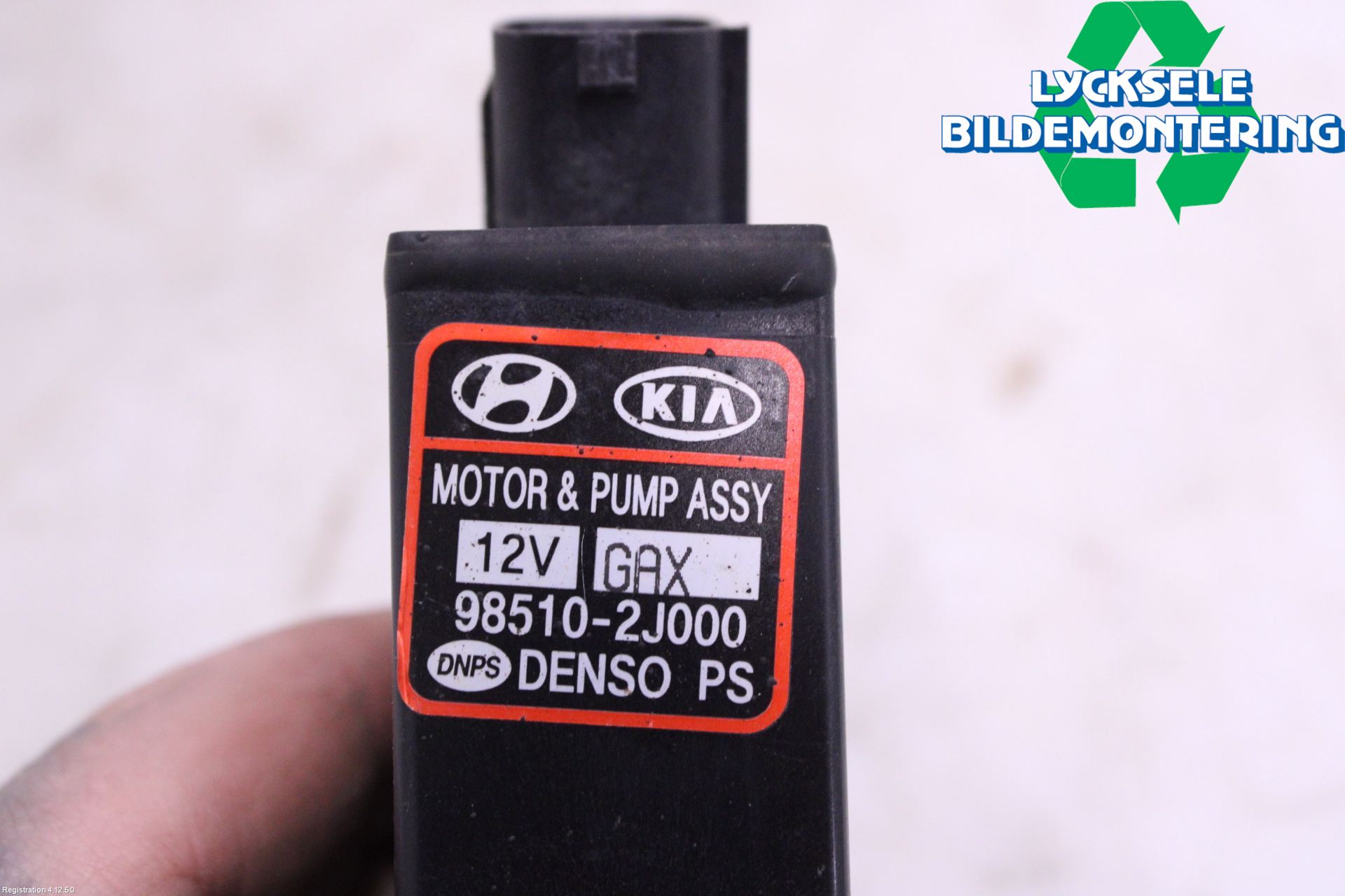 Hyundai i40 08-15 Spolarpump Vindruta