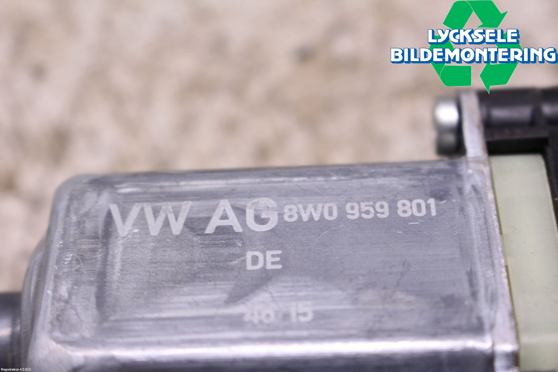 Audi A4/S4 B9 16-19 Fönsterhissmotor