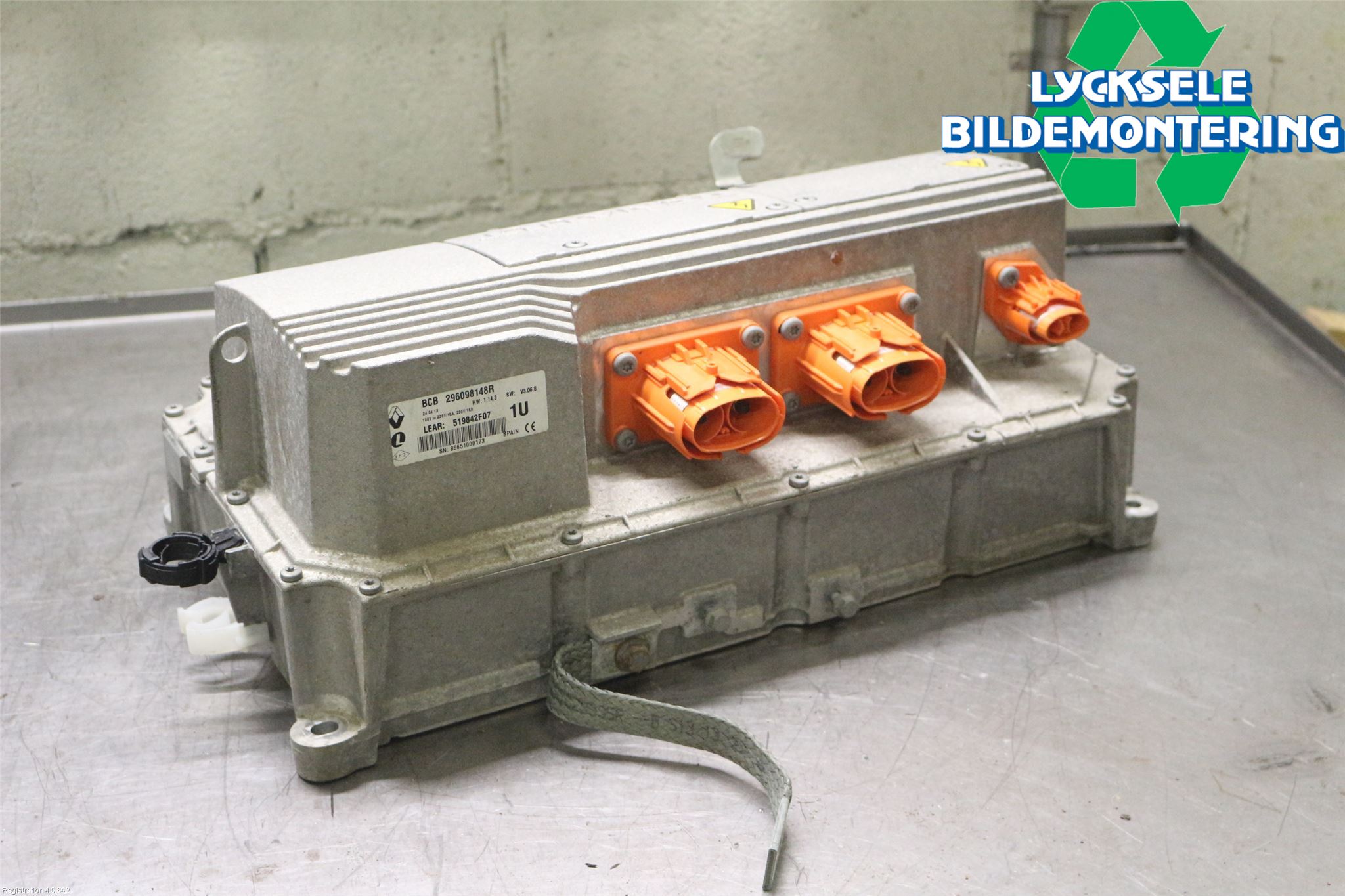 Renault KANGOO II 08-14 Batteriladdare Högspänning