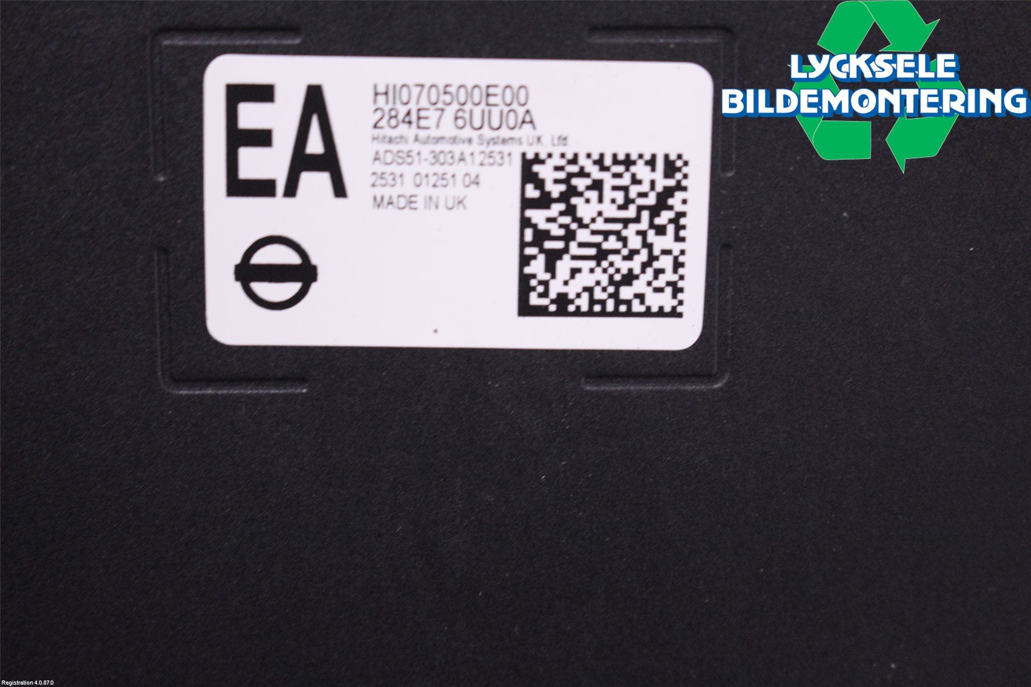 Nissan QASHQAI 21- Styrenhet Övrigt