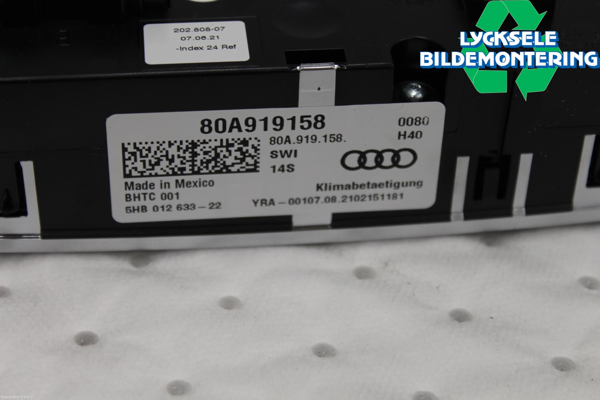 Audi Q5/SQ5 17- Ac Styrenhet Ac Manöveren