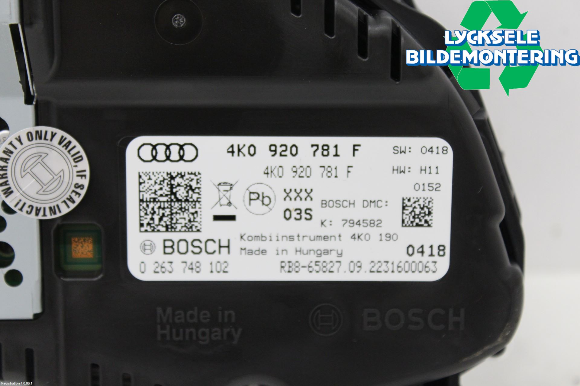 Audi A6 F2/C8 19- Instrument Komb