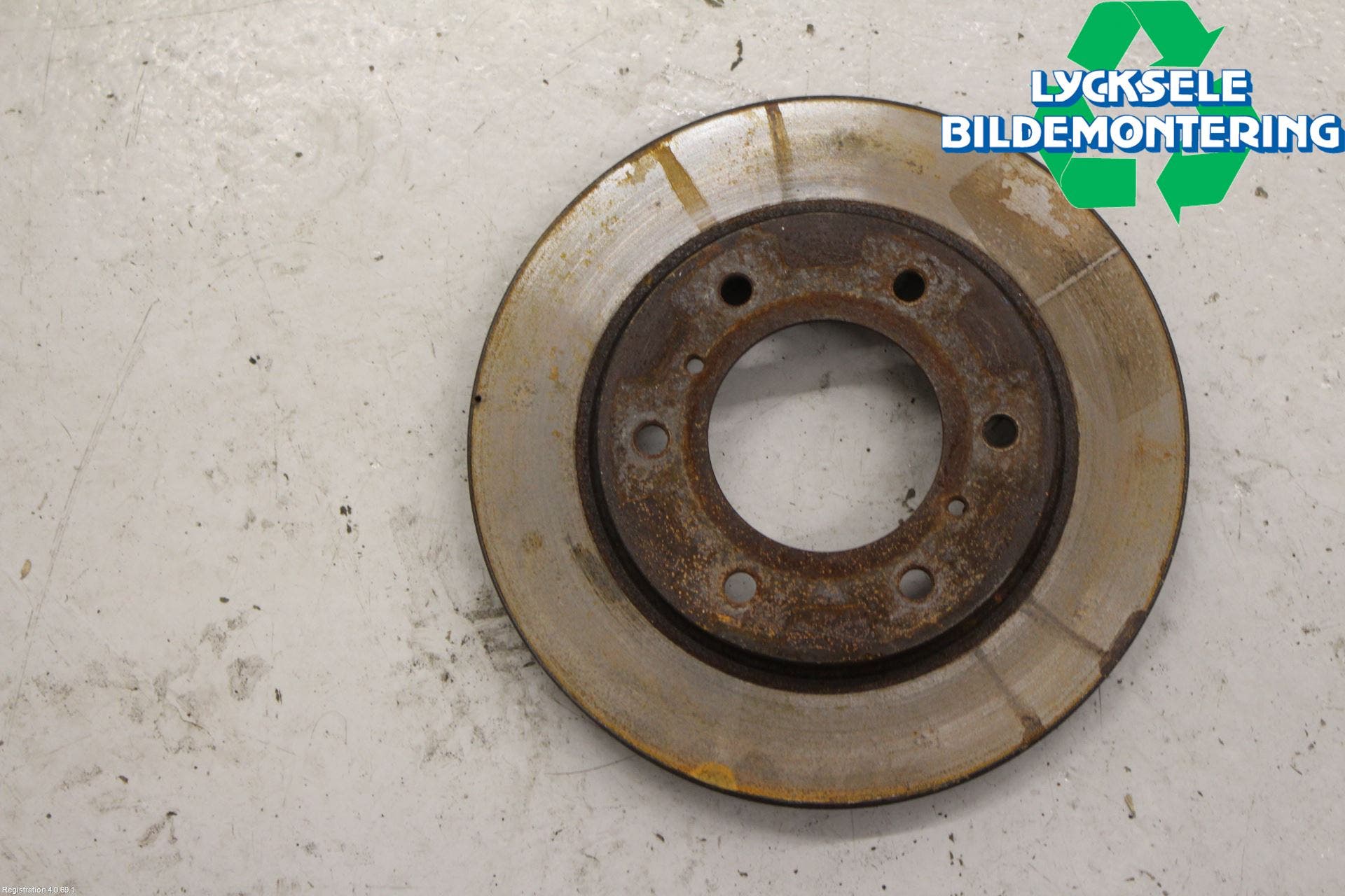 Mitsubishi L200 06-15 Bromsskiva Fram