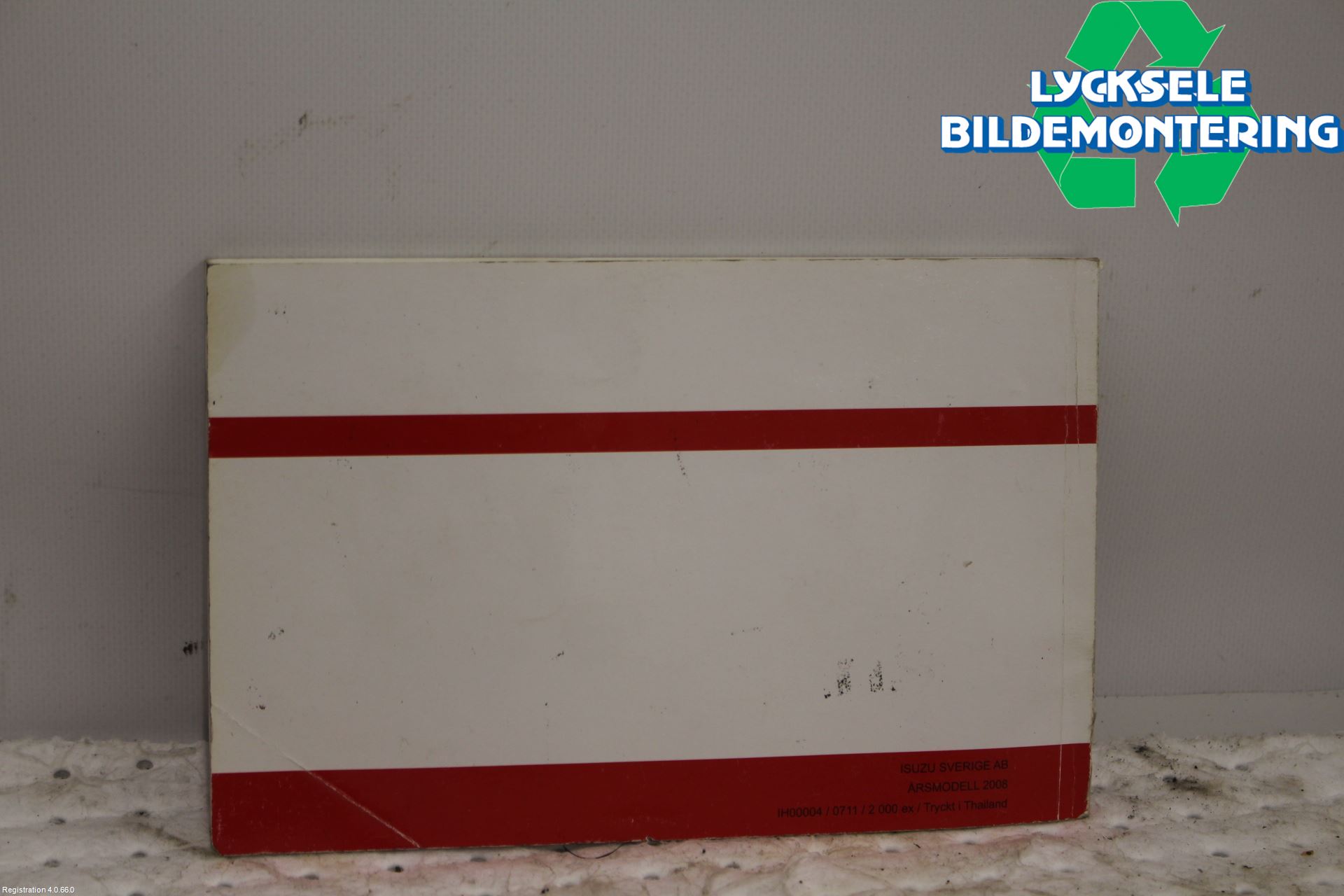 Isuzu D-MAX Instruktionsbok