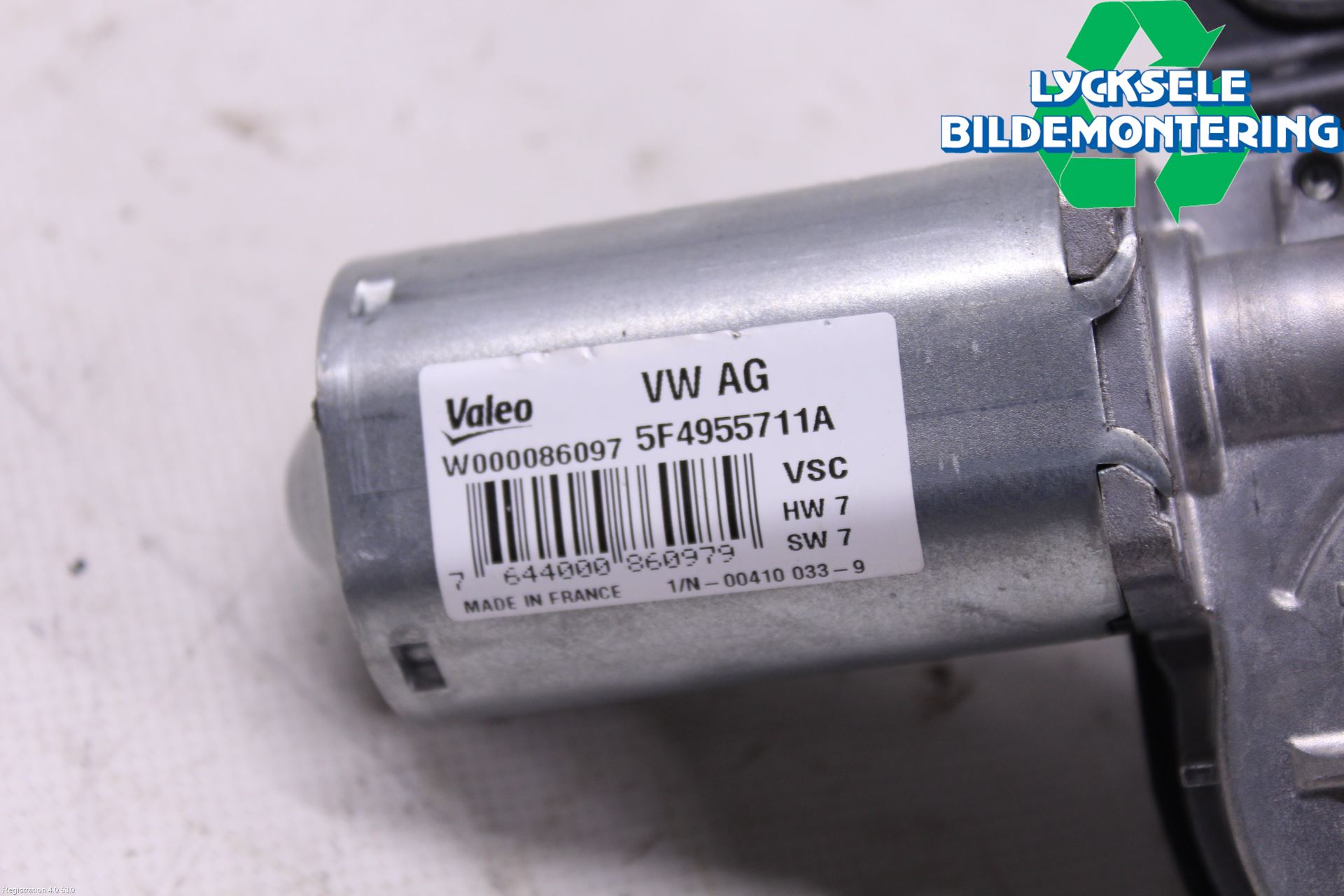 Skoda OCTAVIA (5E) 13-20 Torkarmotor Baklucka