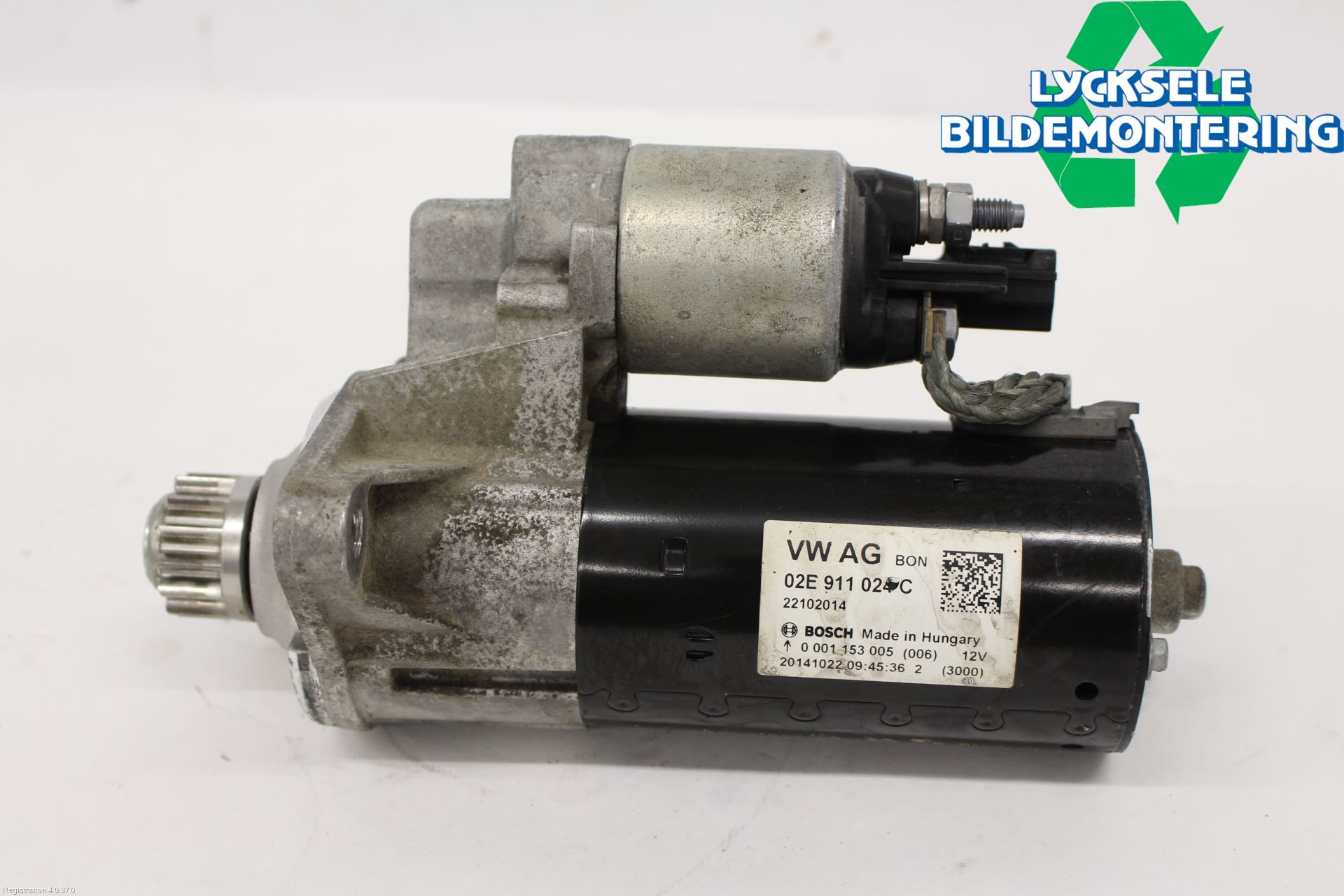 Volkswagen VW PASSAT 11-14 Startmotor Diesel