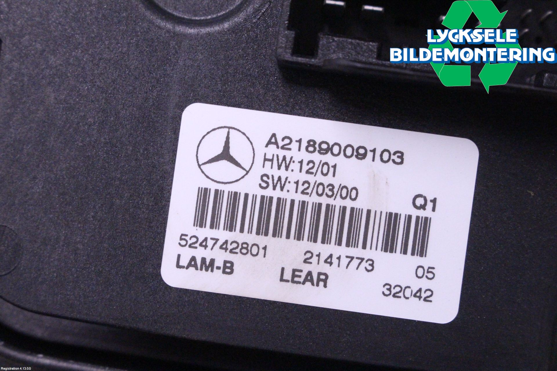 Mercedes-Benz MB GLK-KLASS (X204) 08-16 Styrenhet Strålkastare