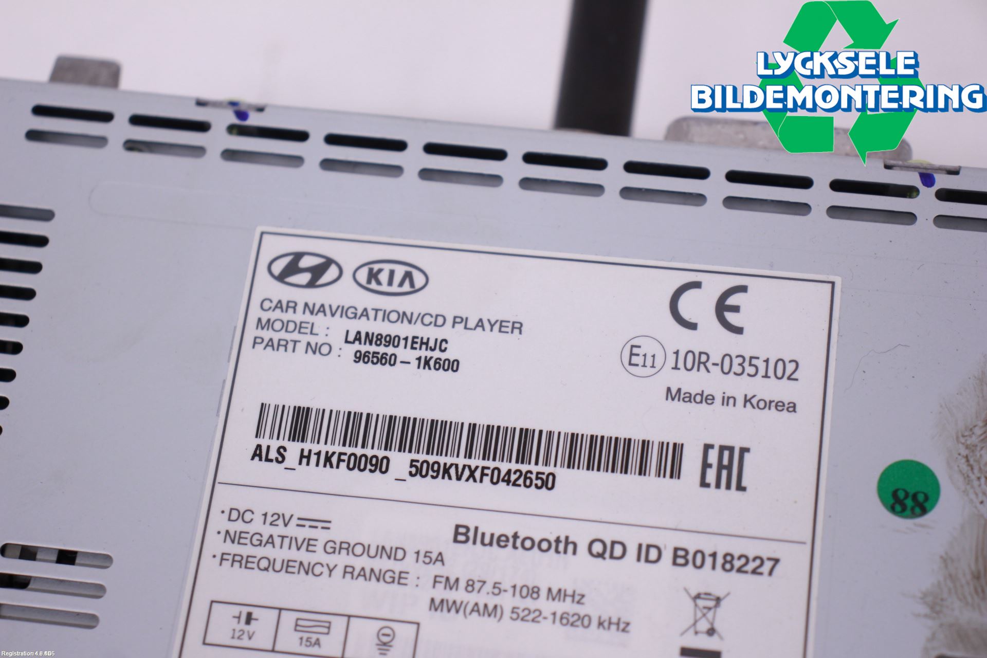Hyundai ix20 Cd Radio - Multimediapanel