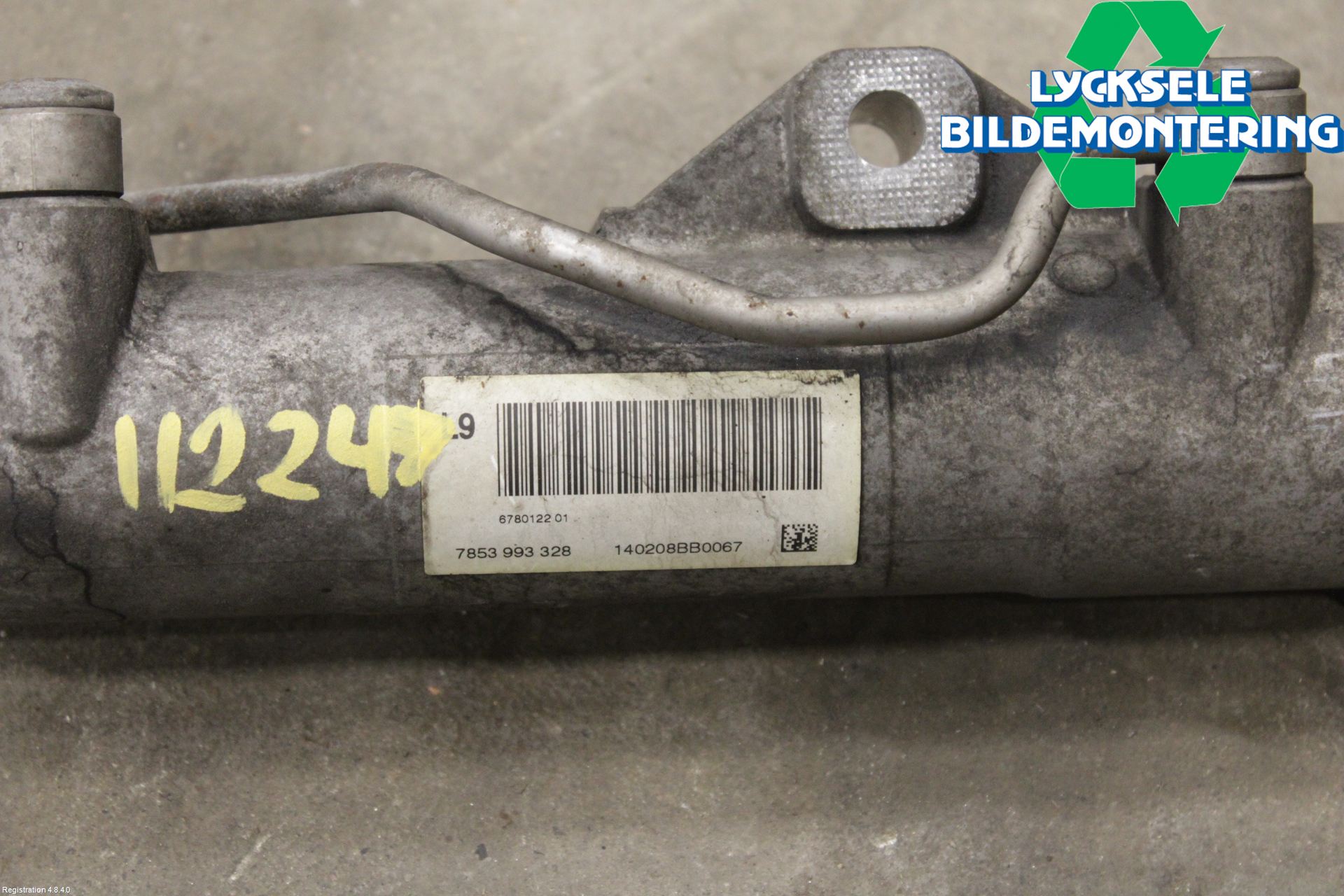 BMW 5 E60/61 Sed/Tou 02-10 Styrväxel Servo -Snäcka