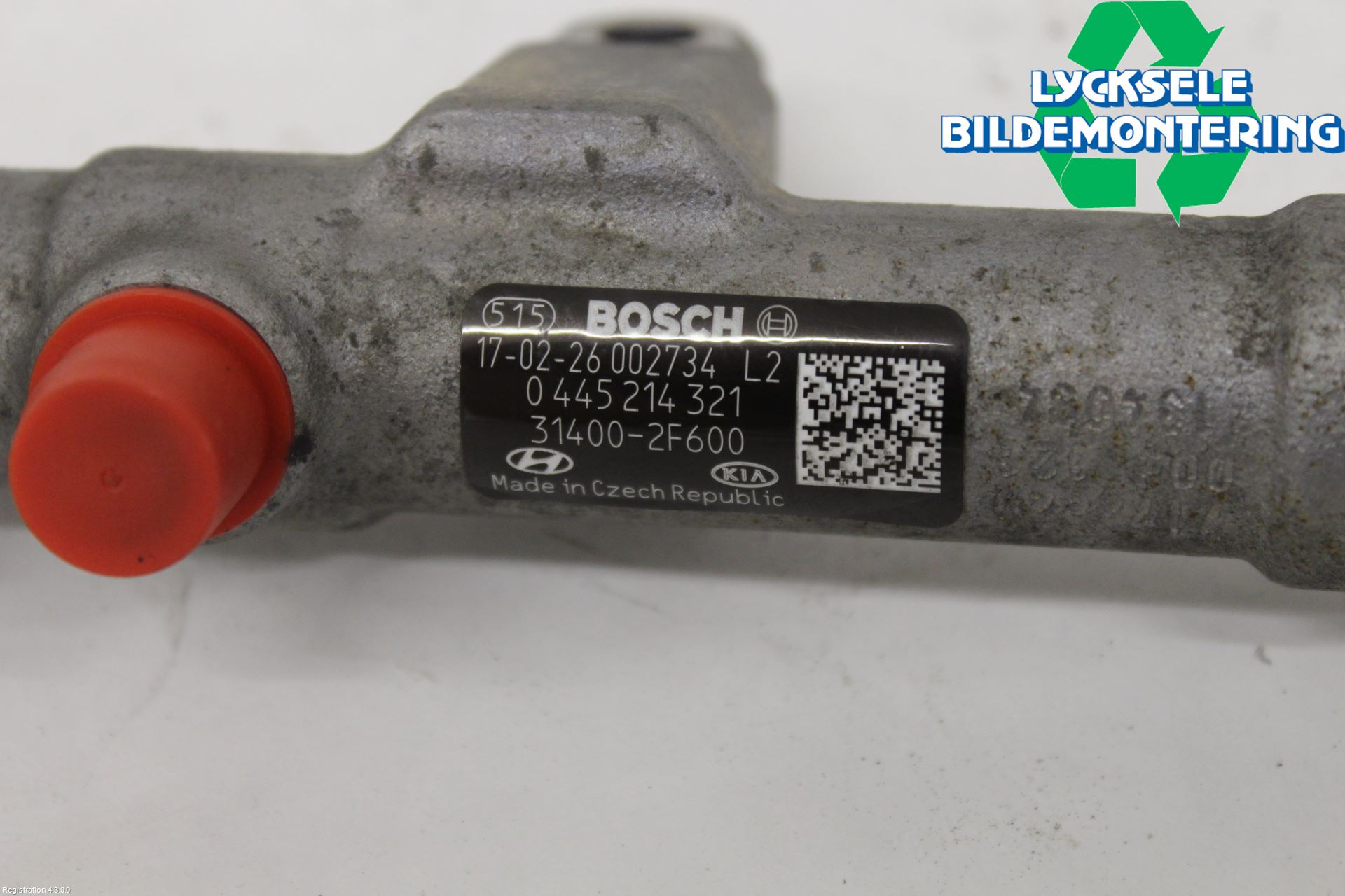 Kia SPORTAGE (QL) 16-21 Inj. Fuelrail