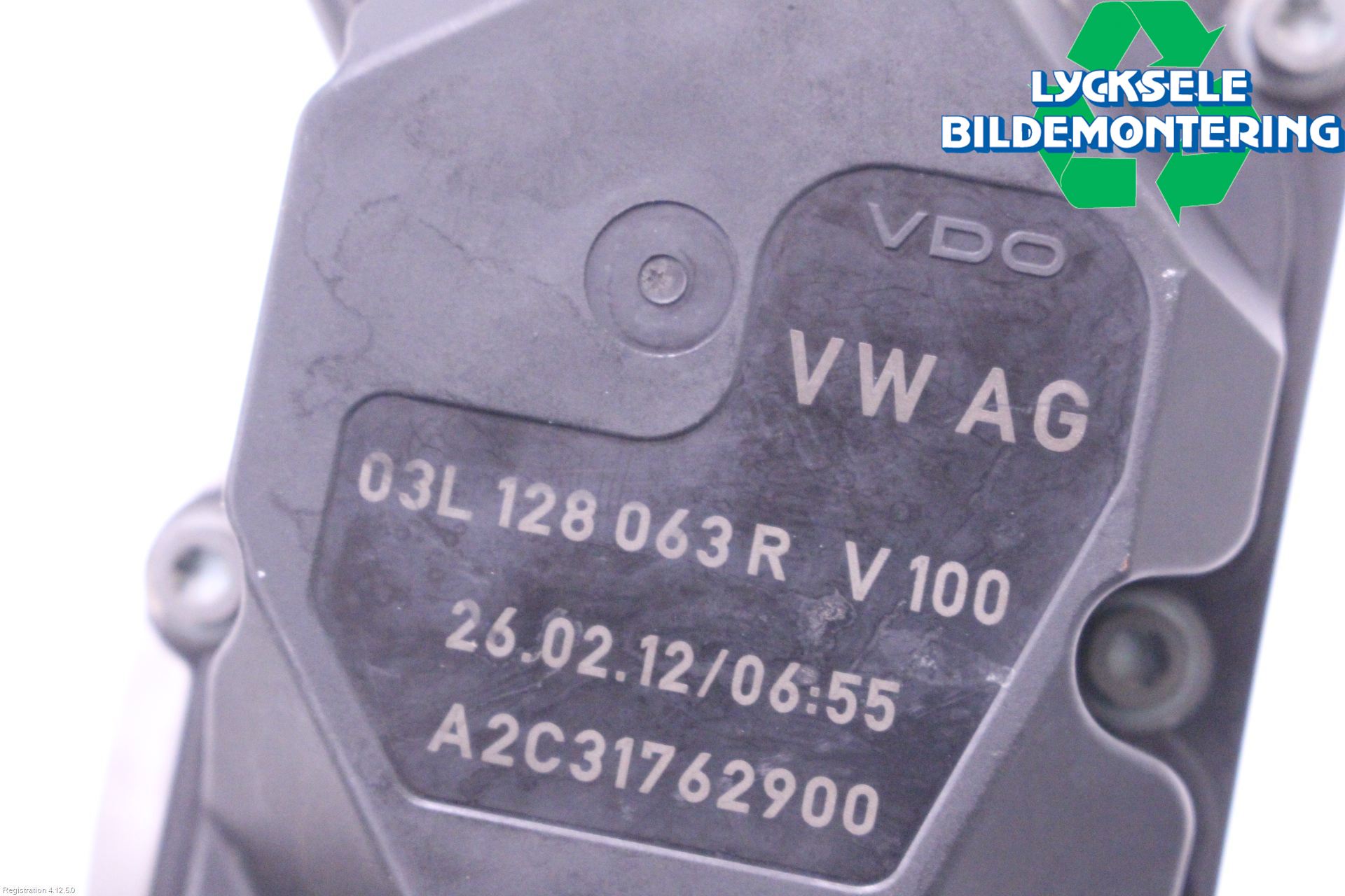 Audi A4 12-15 Injspjällhus