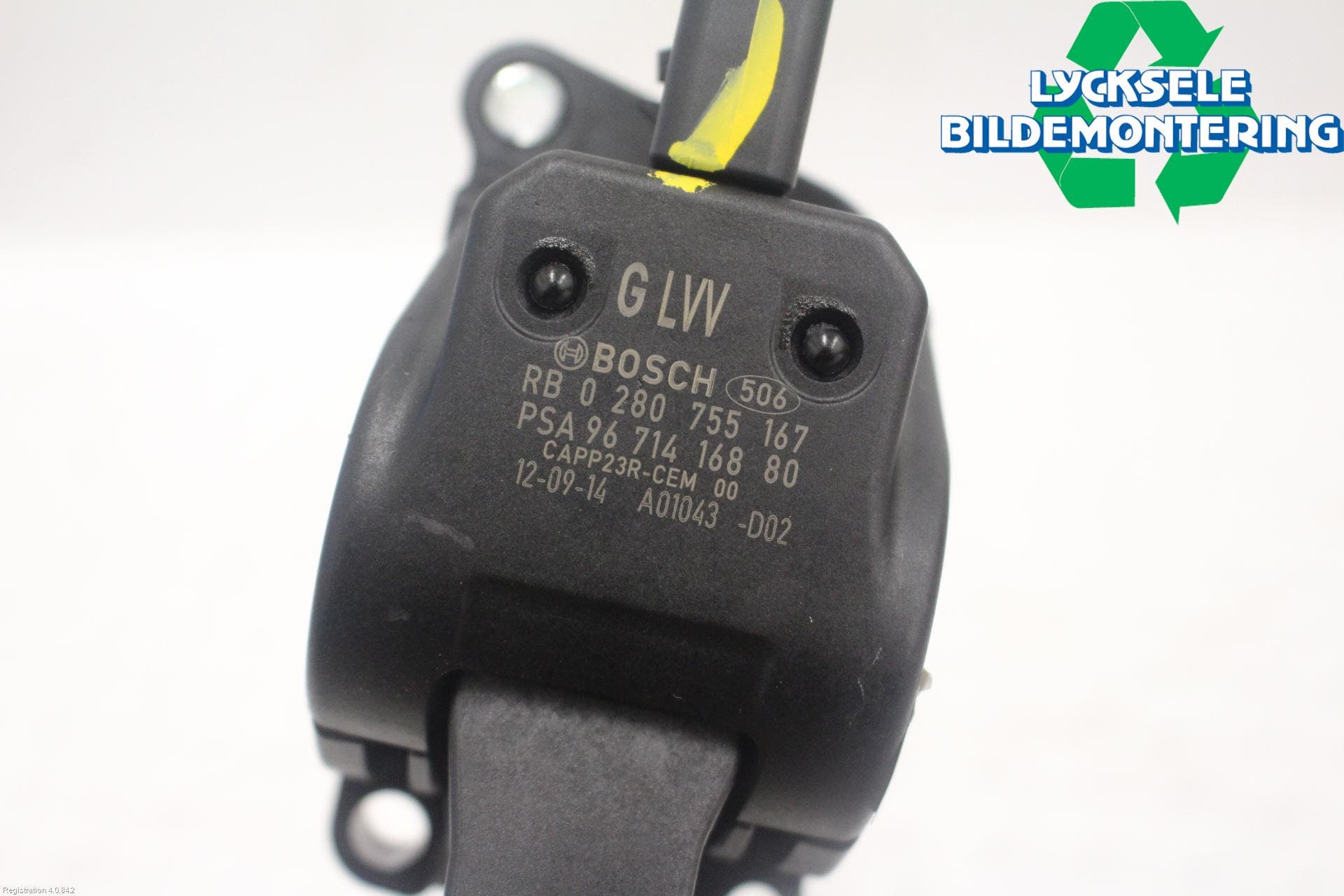 Peugeot 3008 09-16 Gaspedal