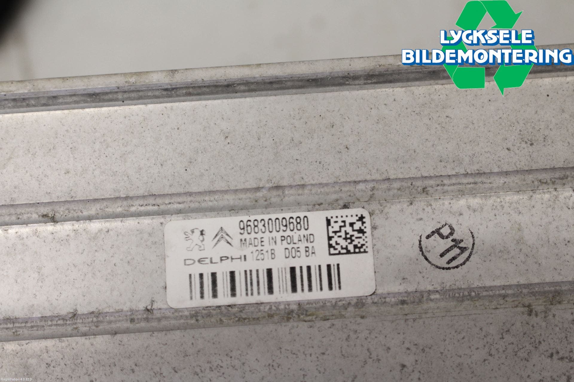 Peugeot 508 11-18 Laddluft-Intercooler Kyl