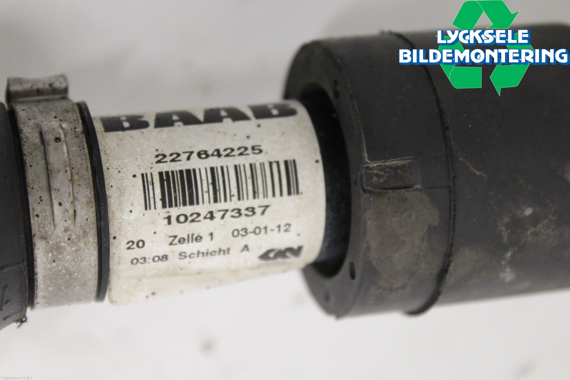 Opel INSIGNIA 09-16 Drivaxel Fram Vänster