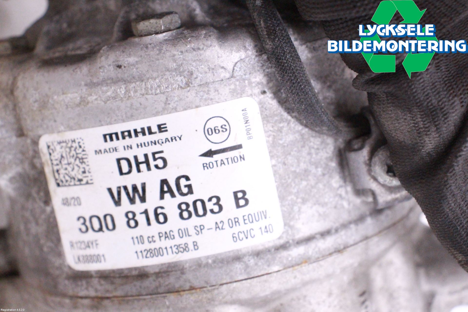 Skoda OCTAVIA (NX) 20- Ac Kompressor