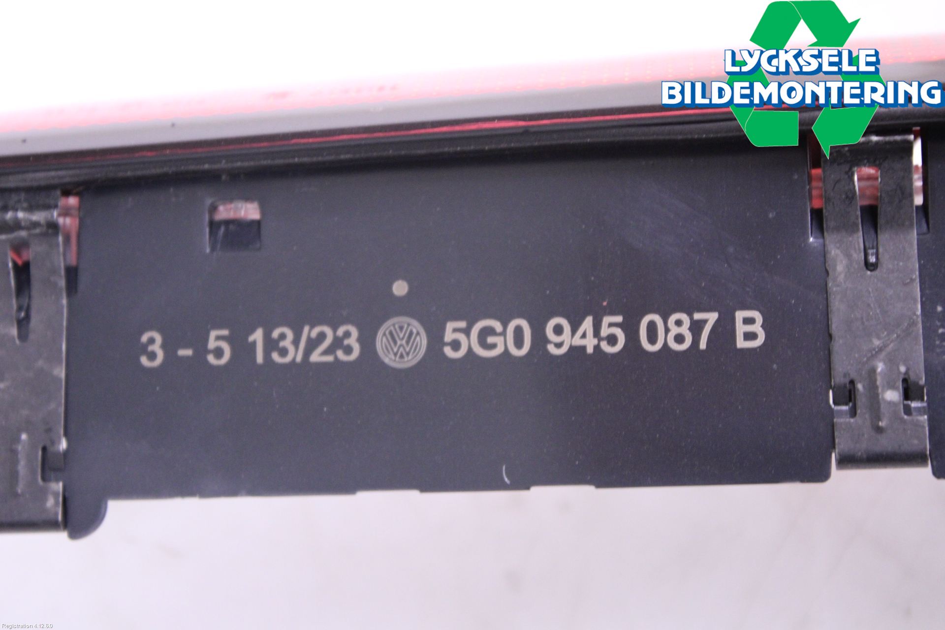 Volkswagen VW TIGUAN 16-24 Bromsljus Bakruta