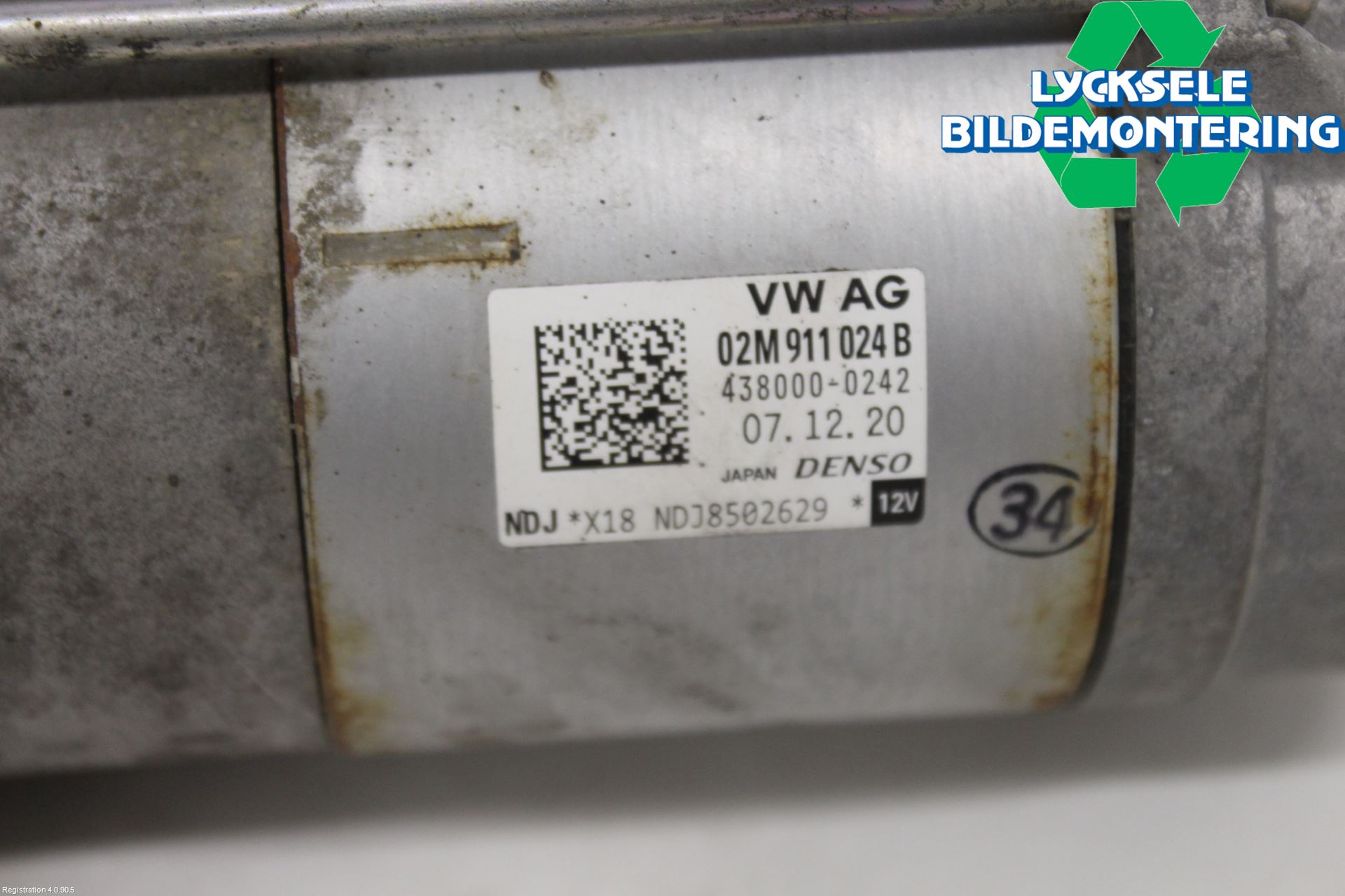 Volkswagen VW CADDY 21- Startmotor Diesel