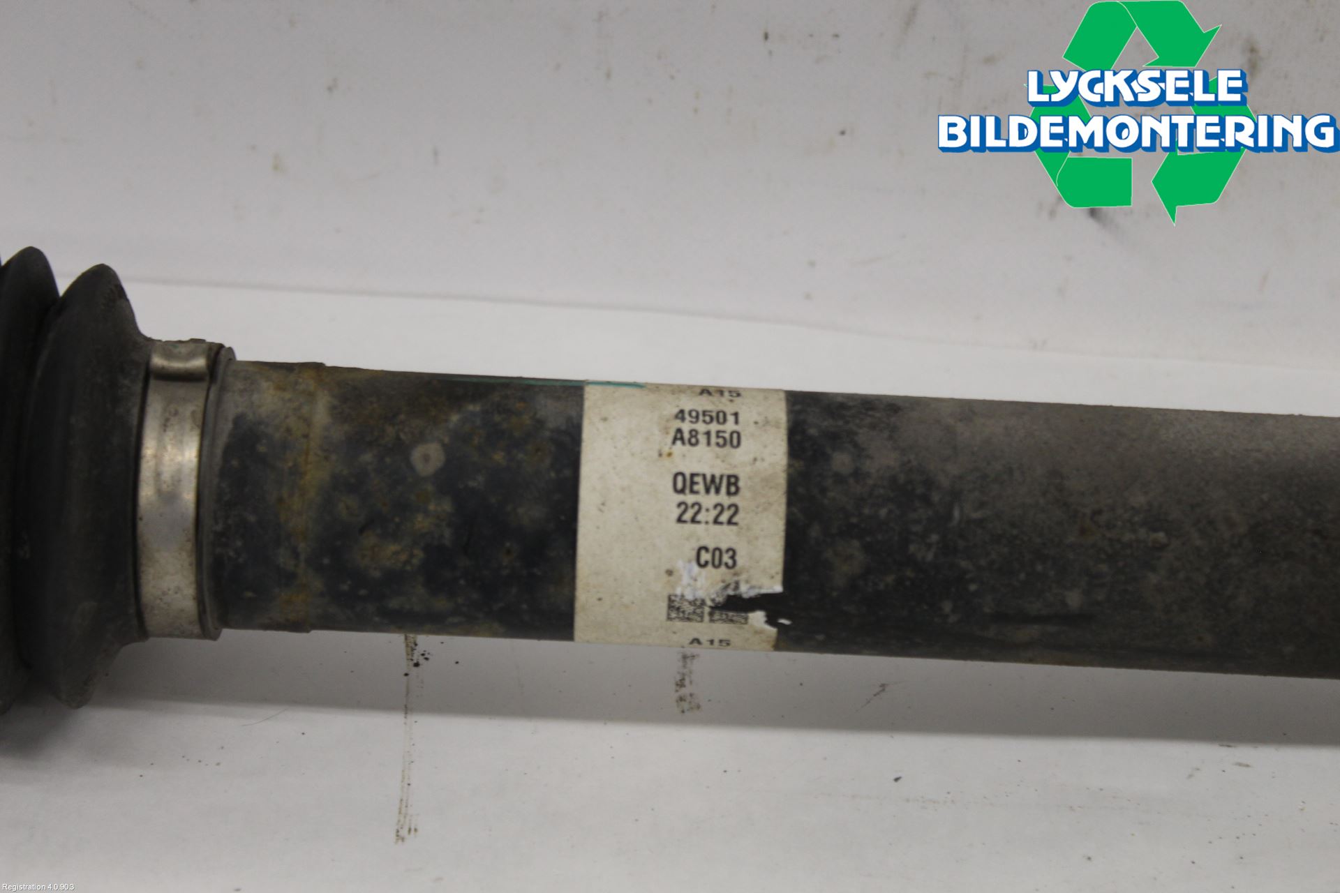 Kia OPTIMA 16-20 Drivaxel Fram Höger