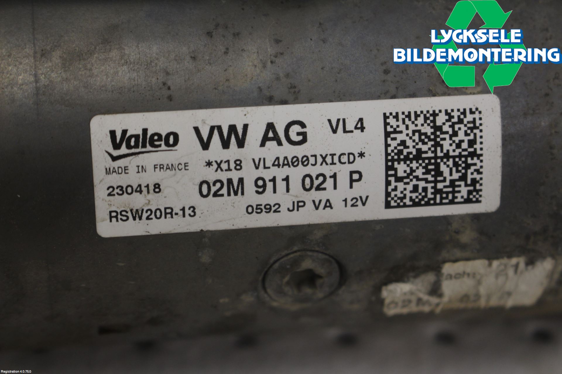 Volkswagen VW GOLF / E-GOLF VII 13-20 Startmotor