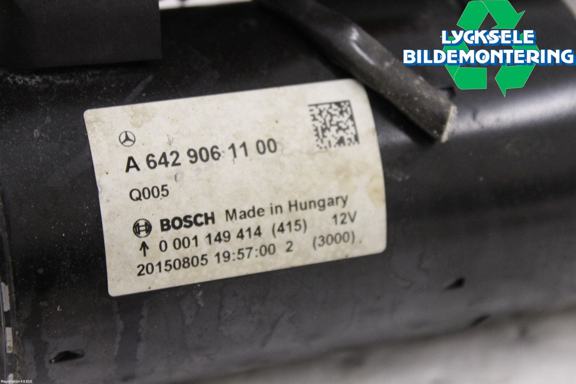 Mercedes-Benz MB E-KLASS (W212) 09-16 Startmotor Diesel