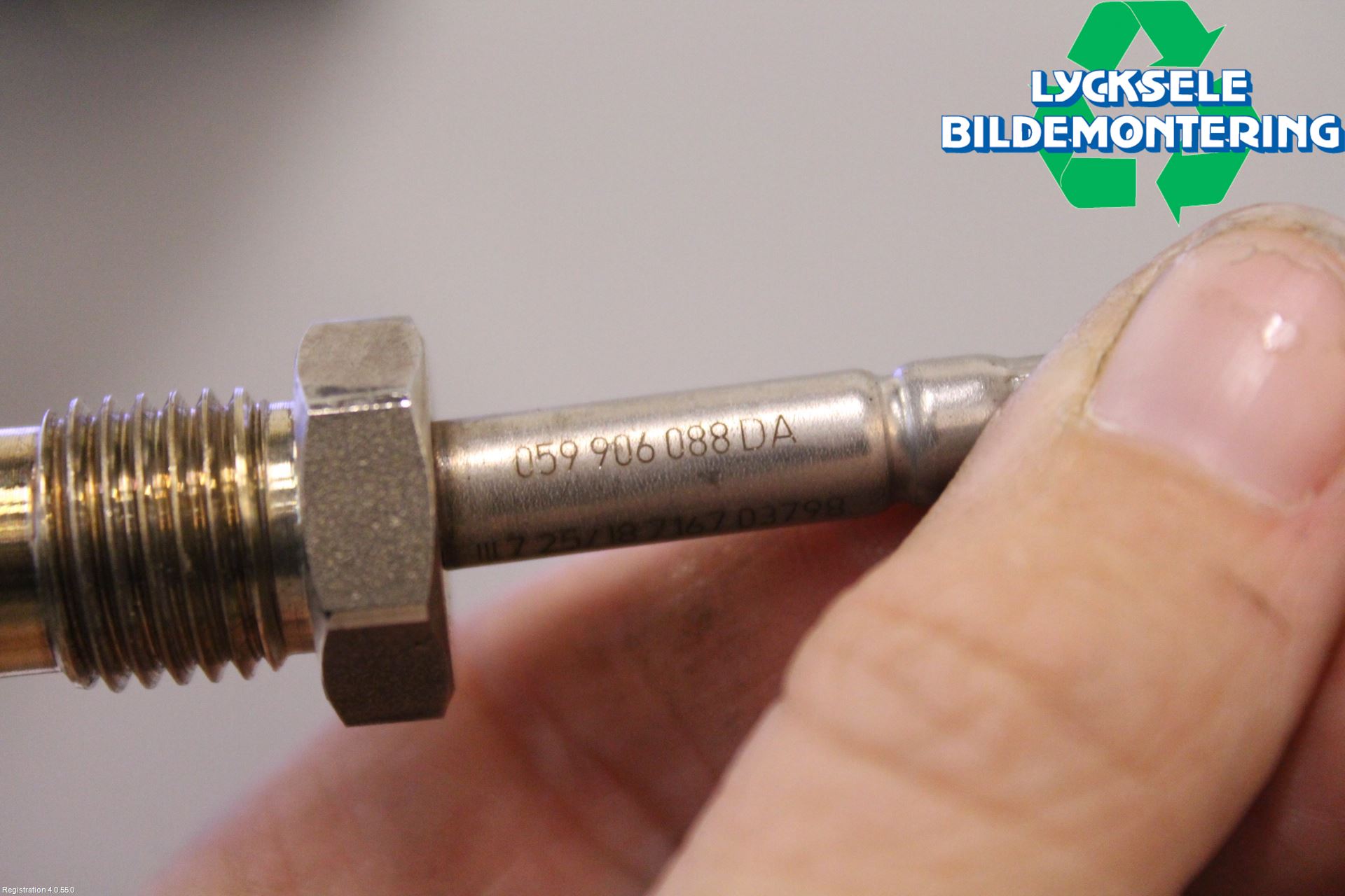 Volkswagen VW AMAROK 2H 10-22 Givare Temp-Tryck Avgas