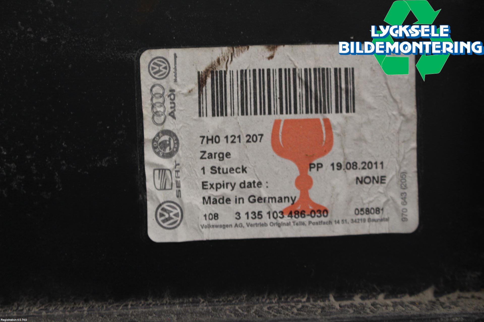 Volkswagen VW TRANSP/CARAVELLE (T5) 04-15 Kylfläkt El