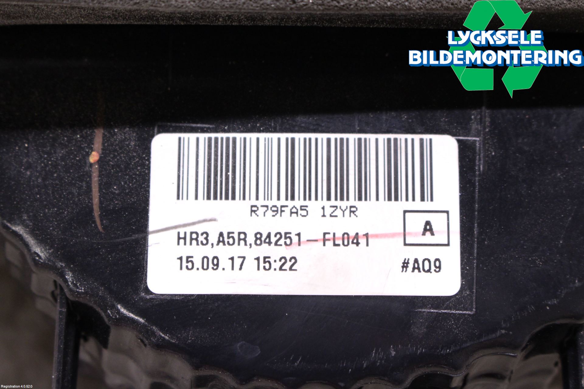 Subaru XV 18-22 Bakljus Lucka Hö