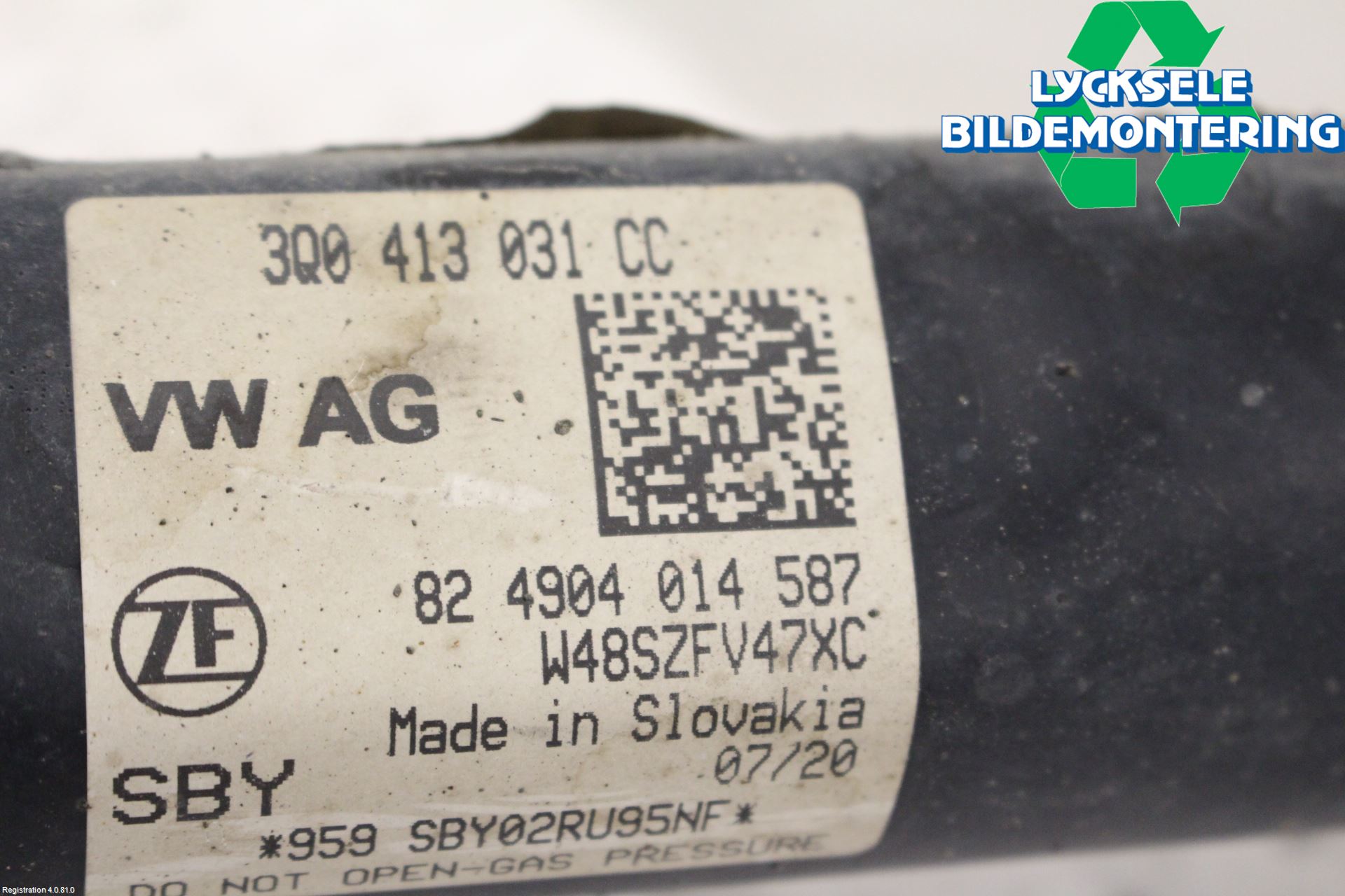 Volkswagen VW PASSAT 15-19 Fjäderben Fram Höger