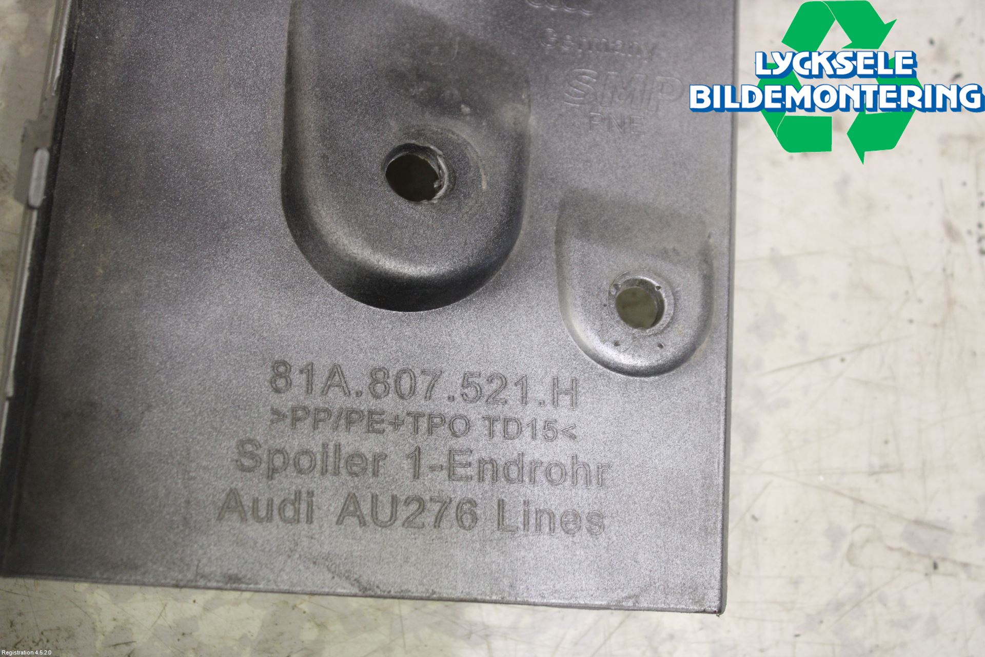 Audi Q2/SQ2 17- Spoiler Bak