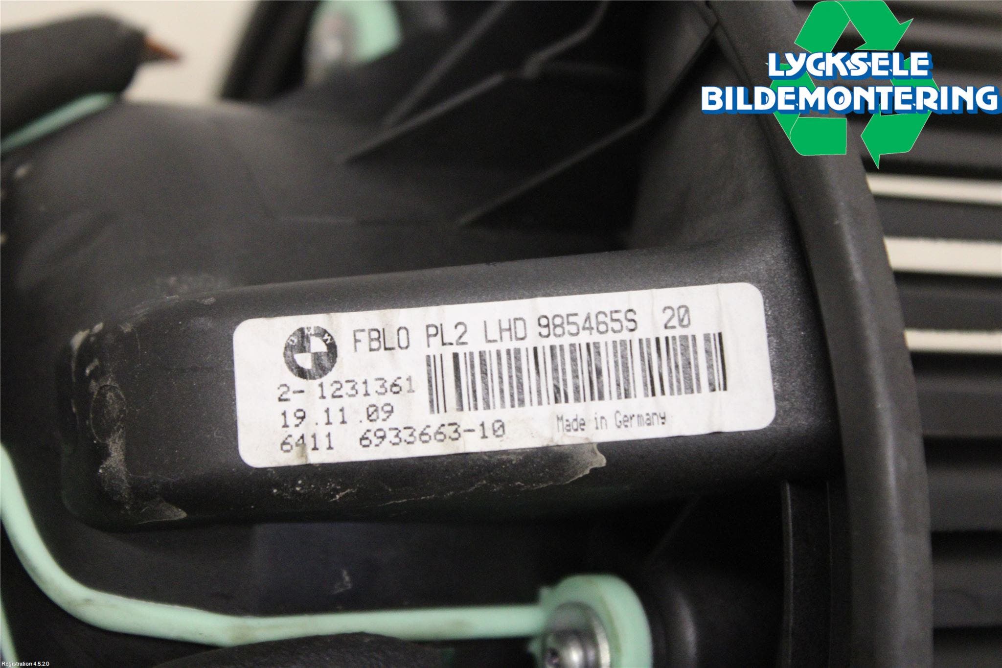 BMW X1 E84 10-15 Ac Värmefläkt