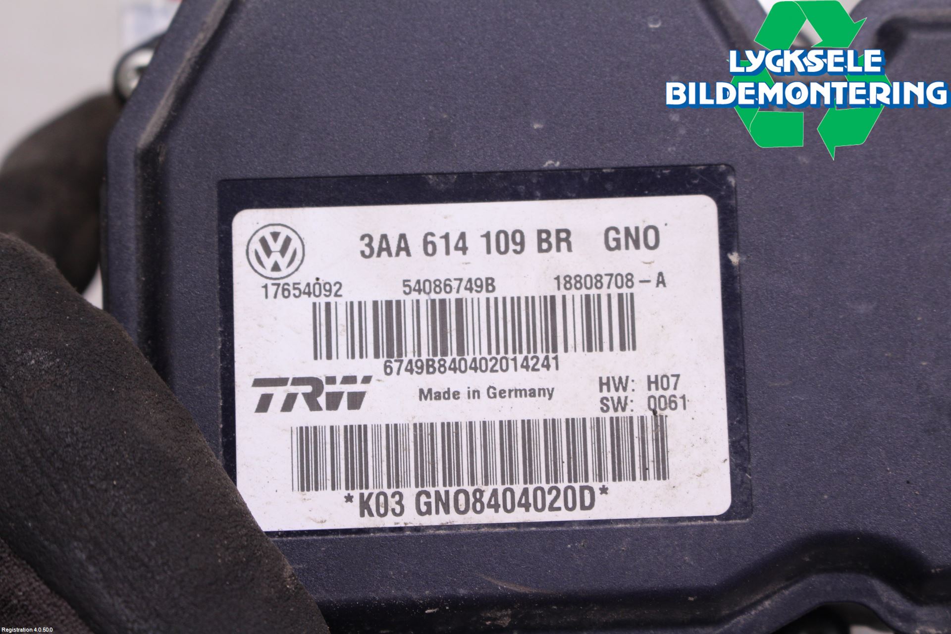 Volkswagen VW PASSAT 11-14 Abs Hydraulaggregat