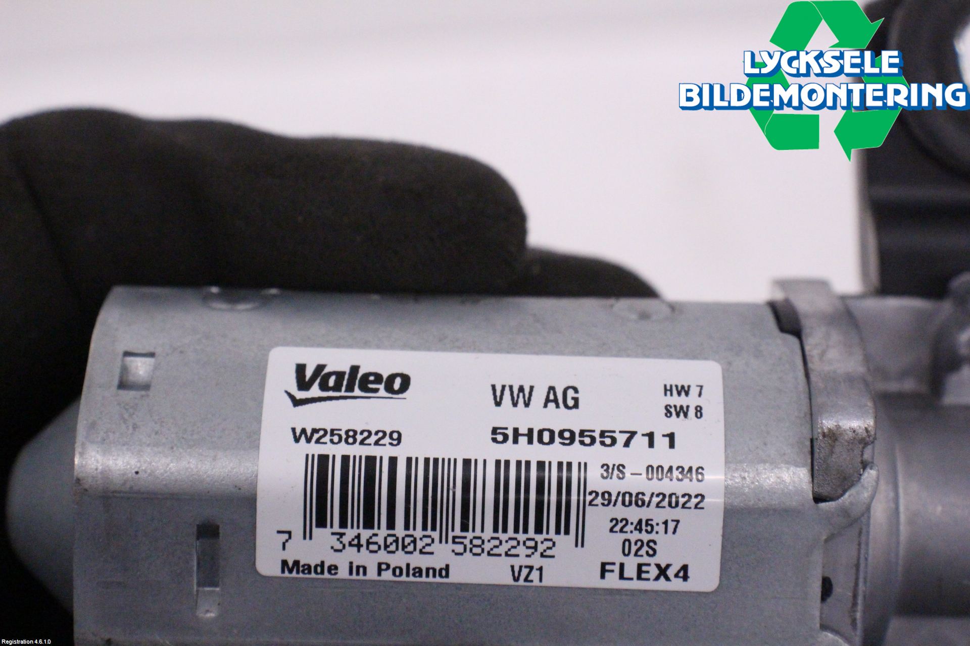 Cupra BORN 22- Torkarmotor Baklucka