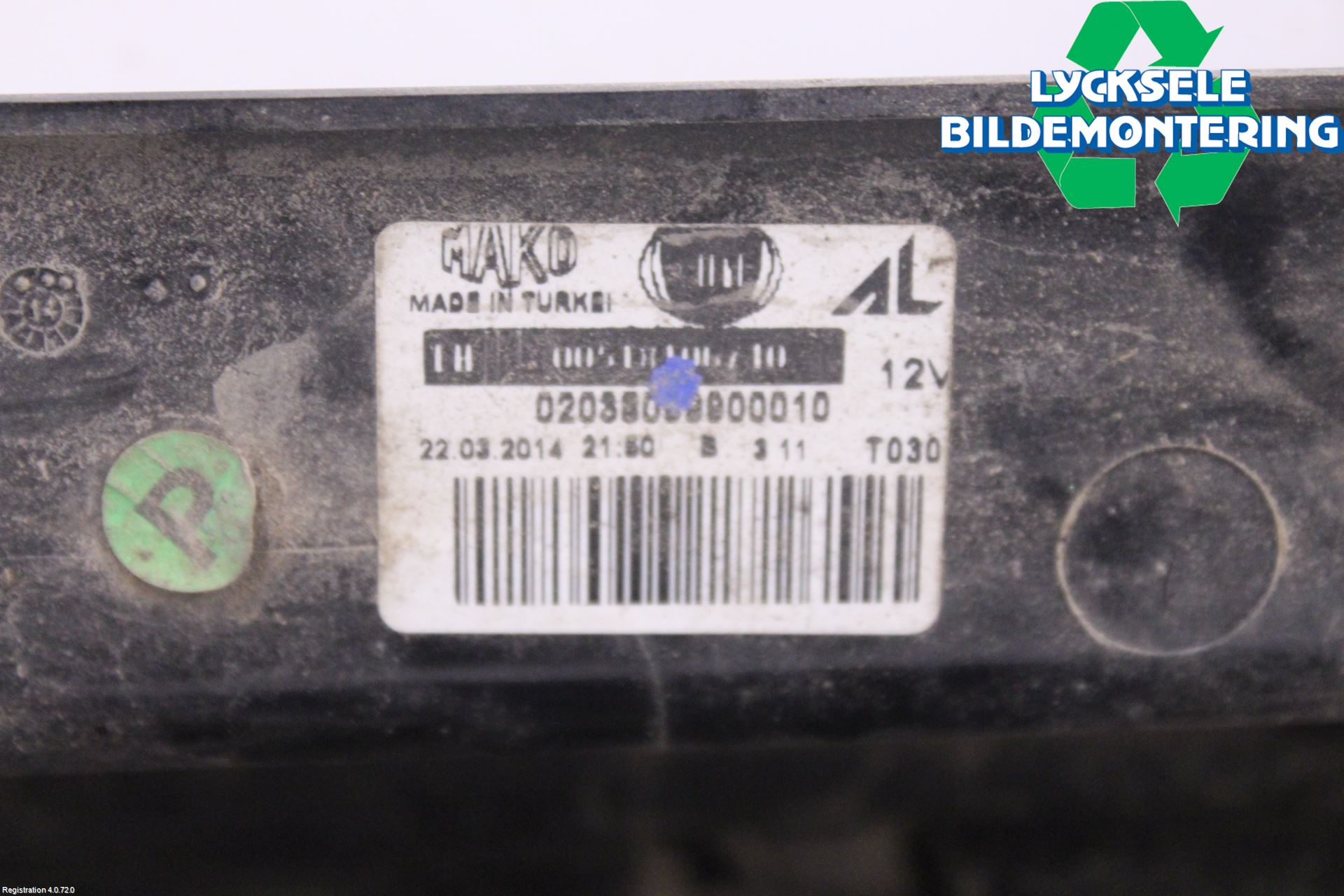 Fiat DOBLO CARGO Bakljus Vänster