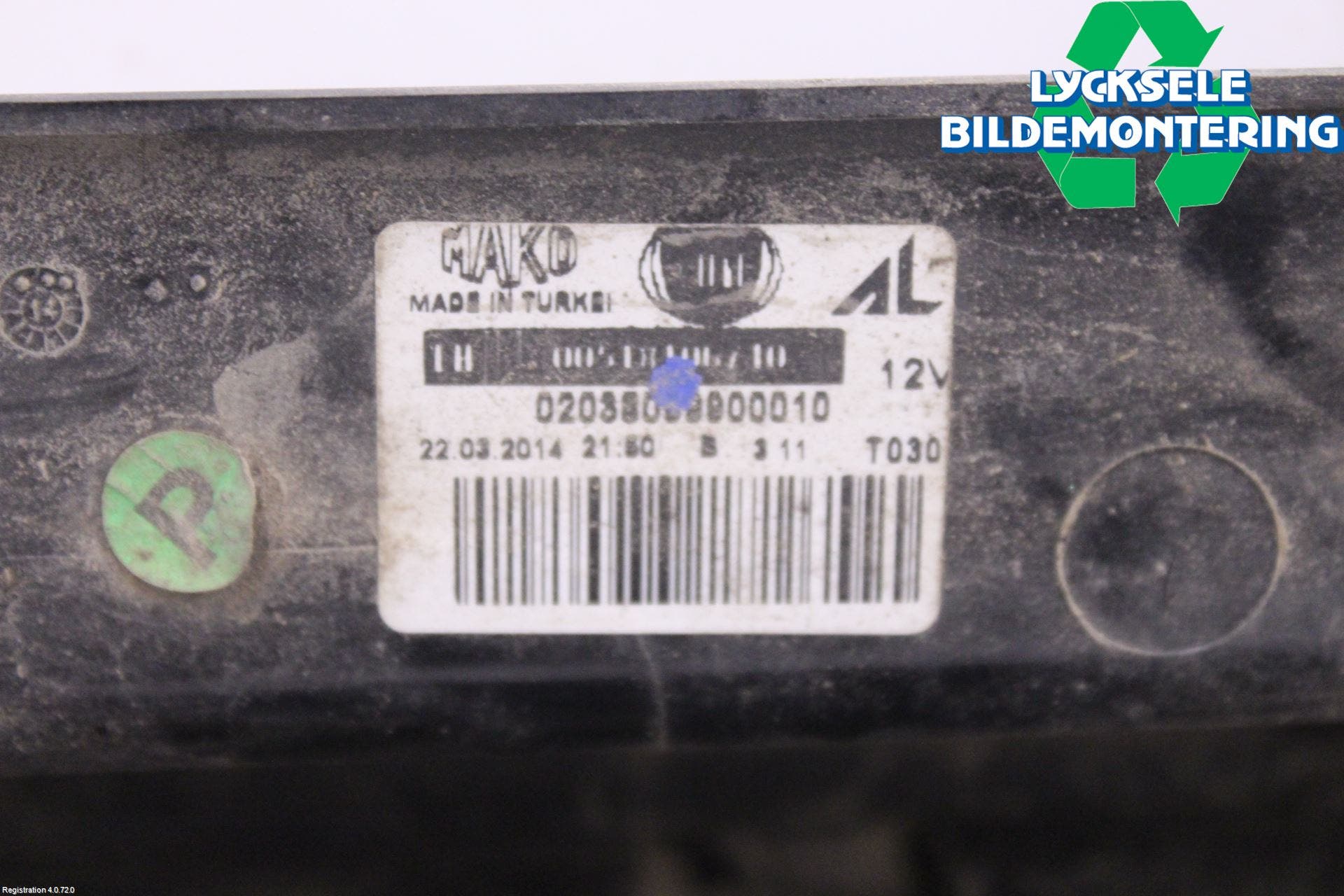 Fiat DOBLO CARGO Bakljus Vänster