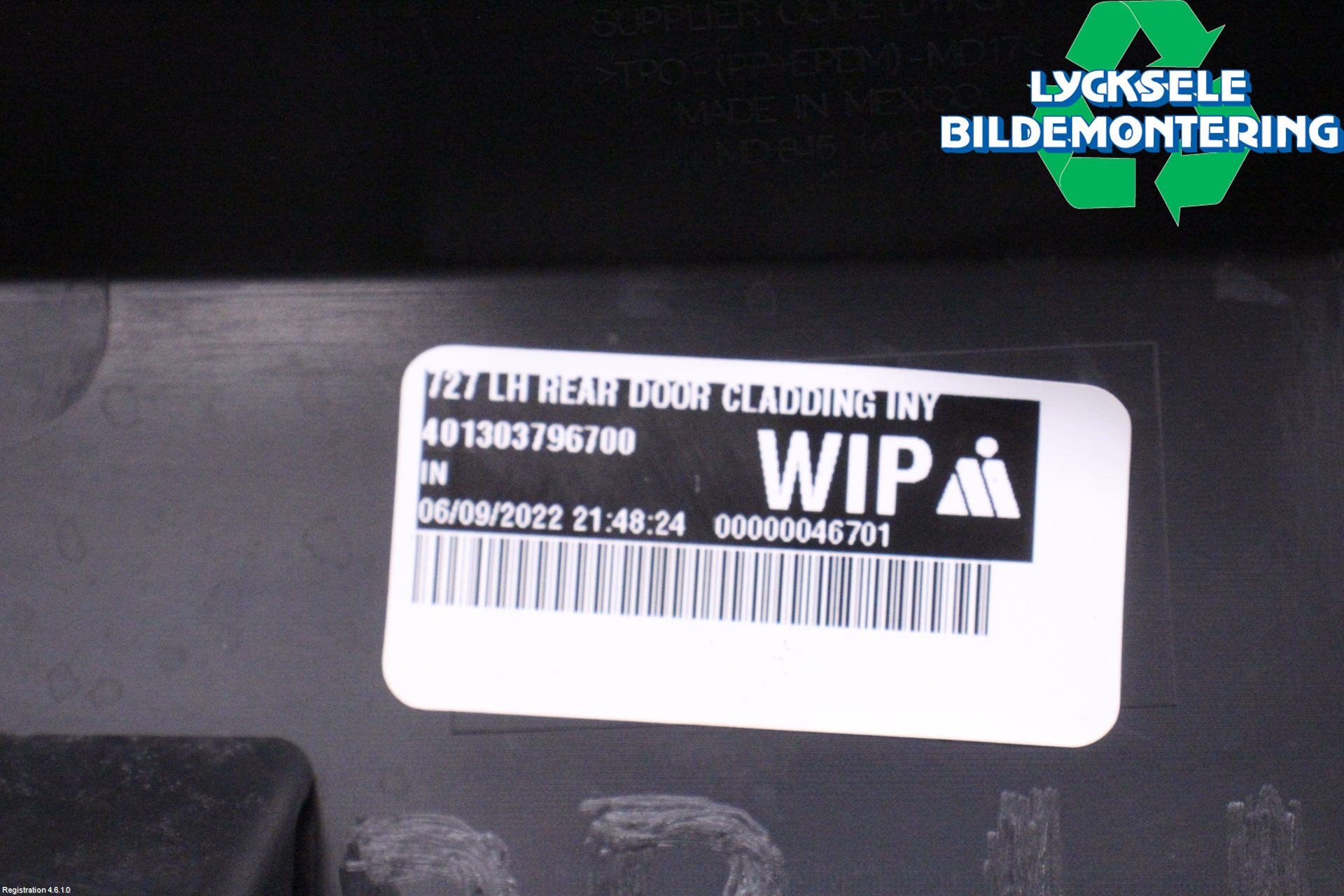 Ford MUSTANG Mach-E 21- Dörr Dekorlist Bak Vä