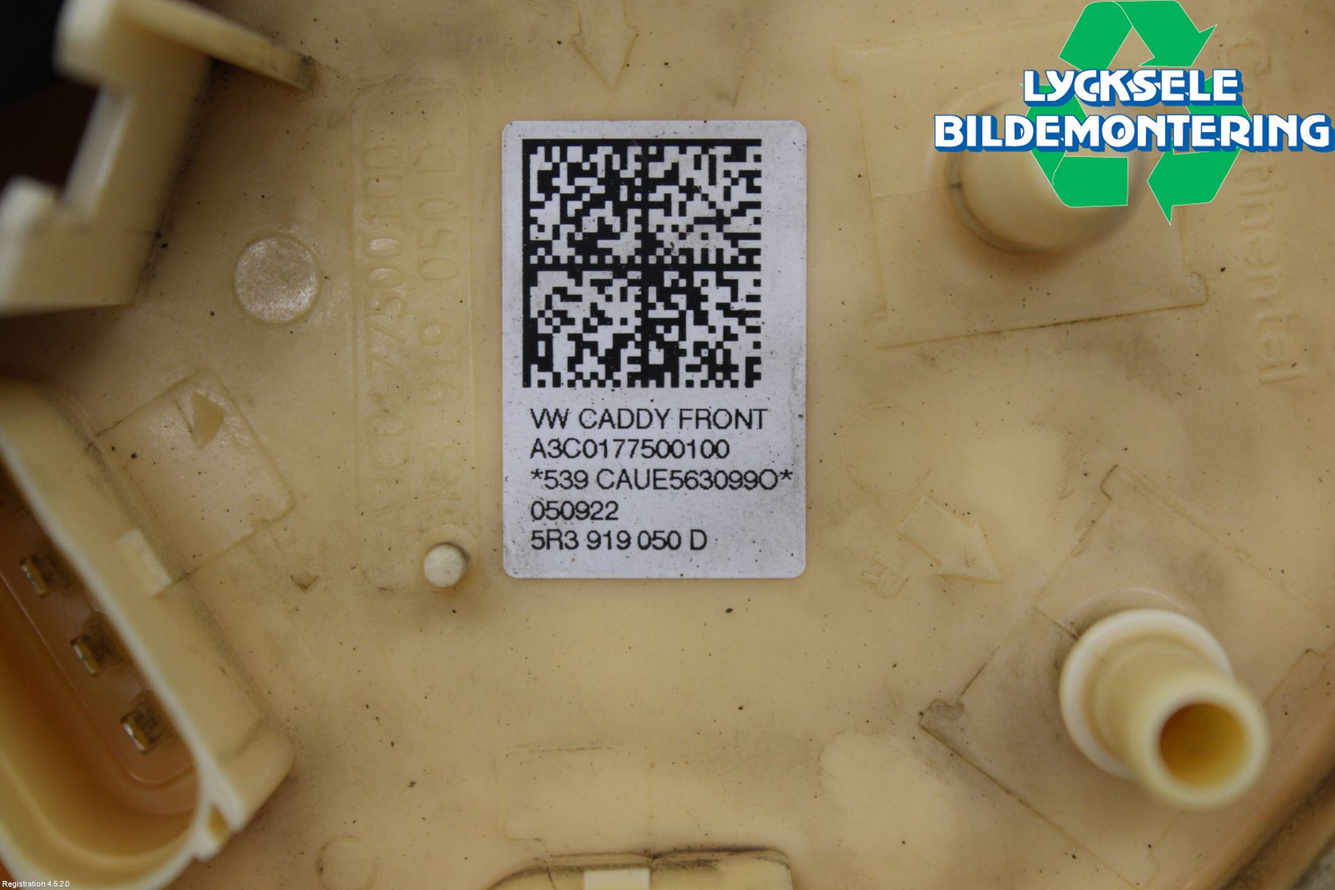 Volkswagen VW CADDY 21- Bränslepump El