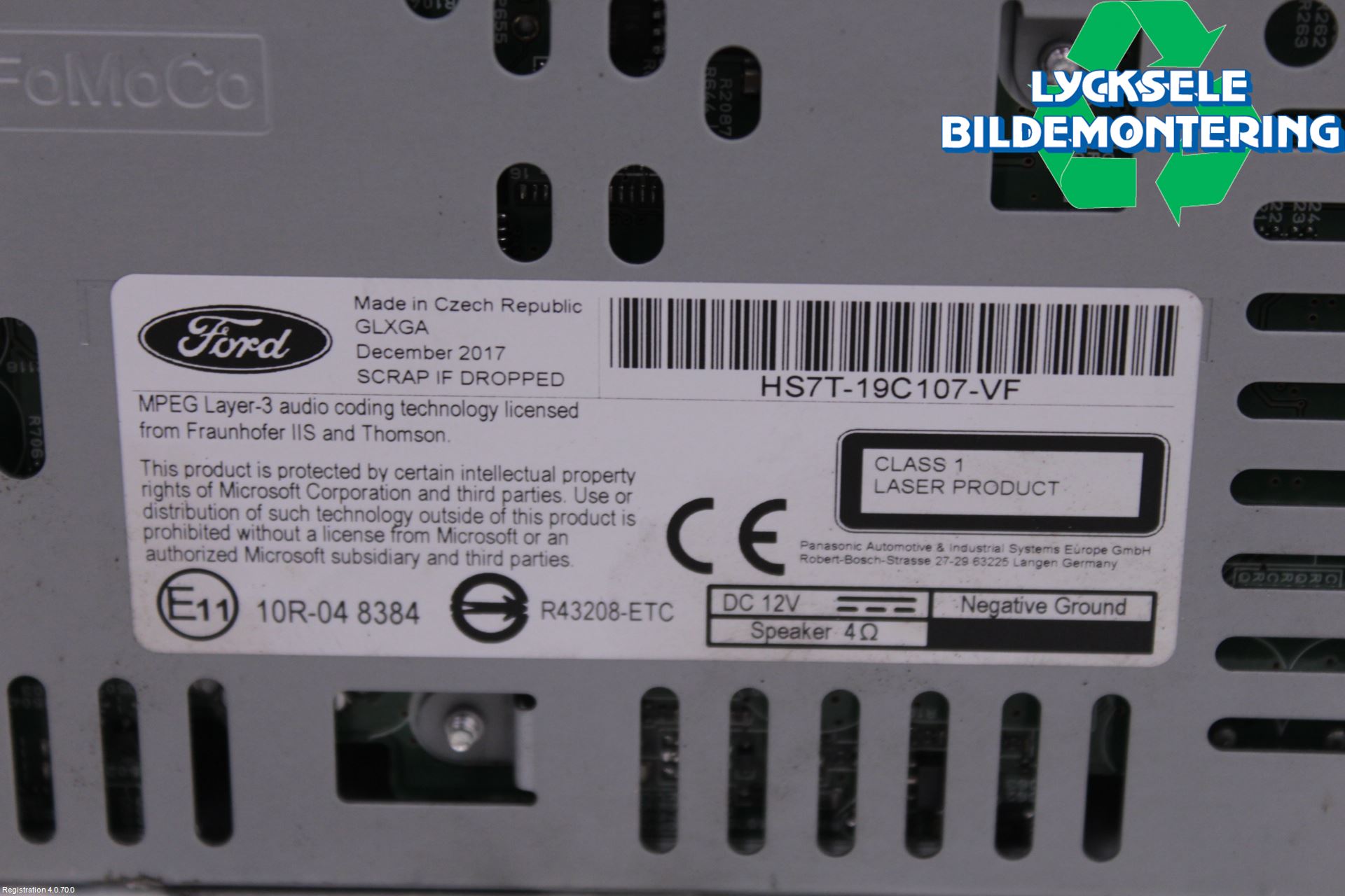 Ford MONDEO 15-22 Cd Radio - Multimediapanel