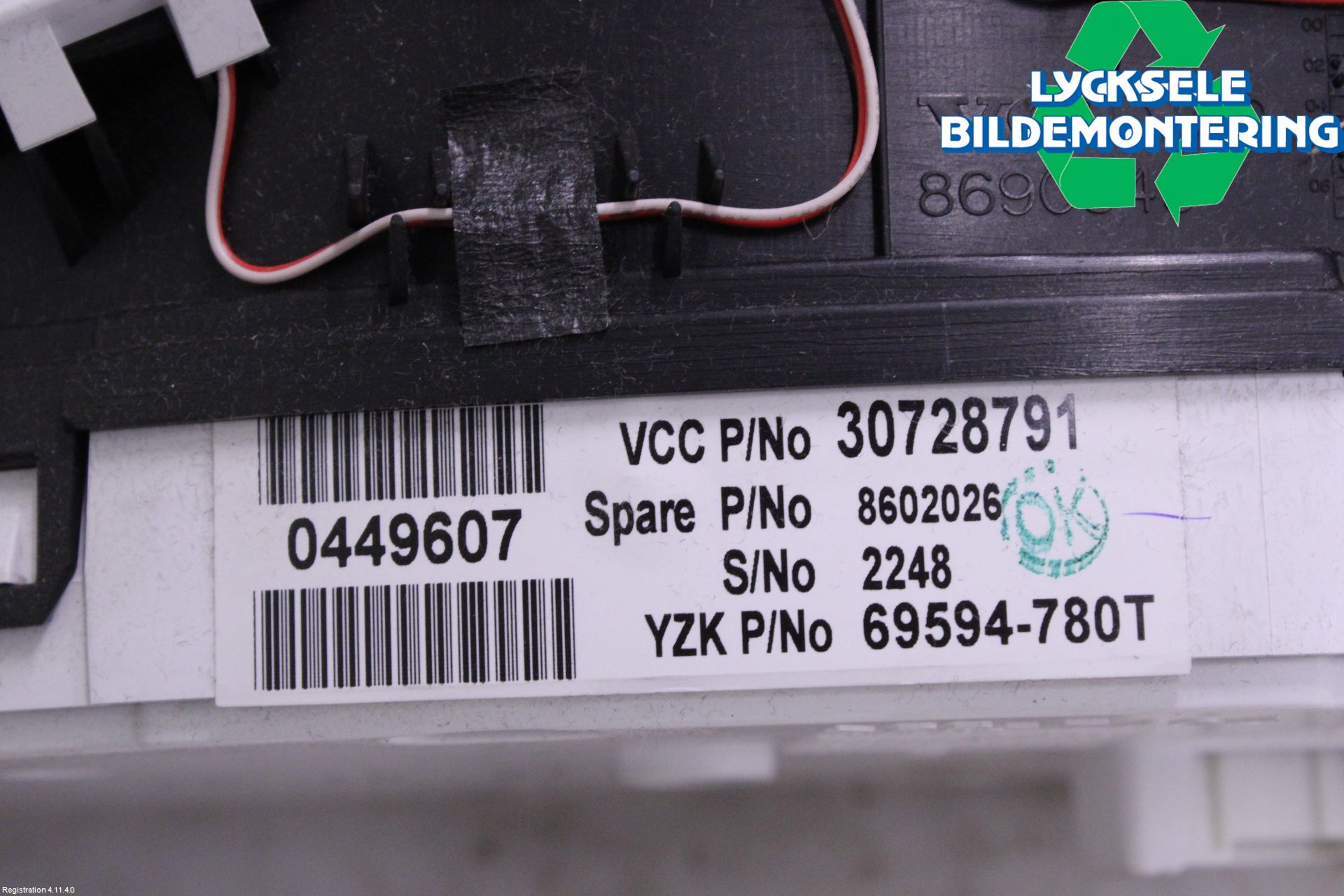 Volvo XC70 05-07 Instrument Komb