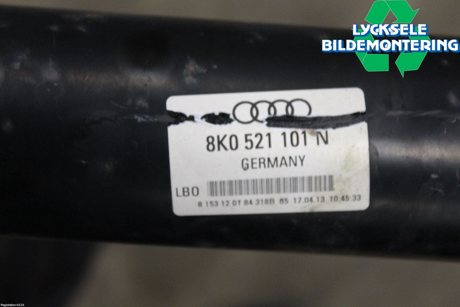 Audi A4 ALLROAD 09-16 Mellanaxel Komp