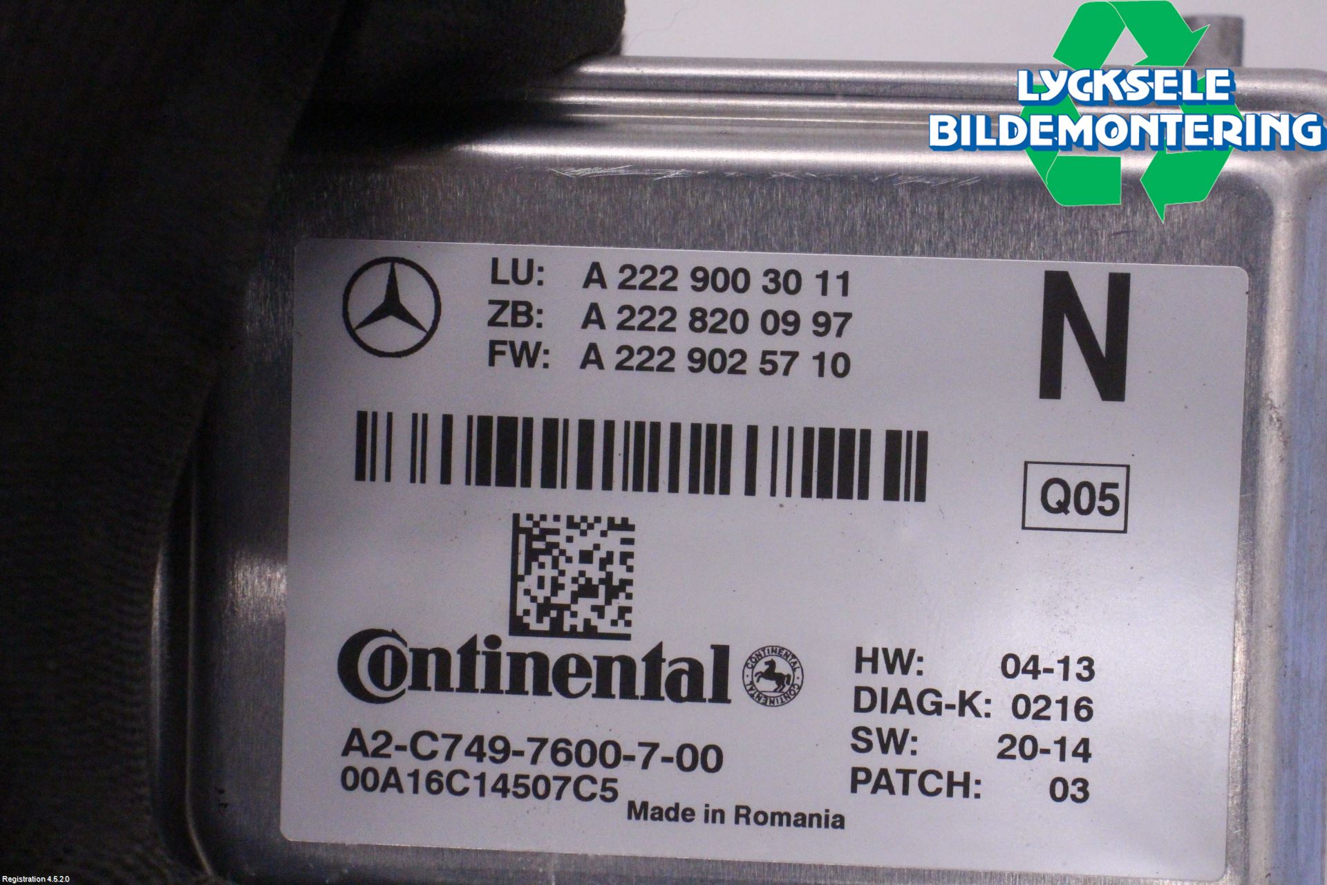 Mercedes-Benz MB GLC-KLASS (X253/C253) 15-22 Parkeringshjälp Kamera