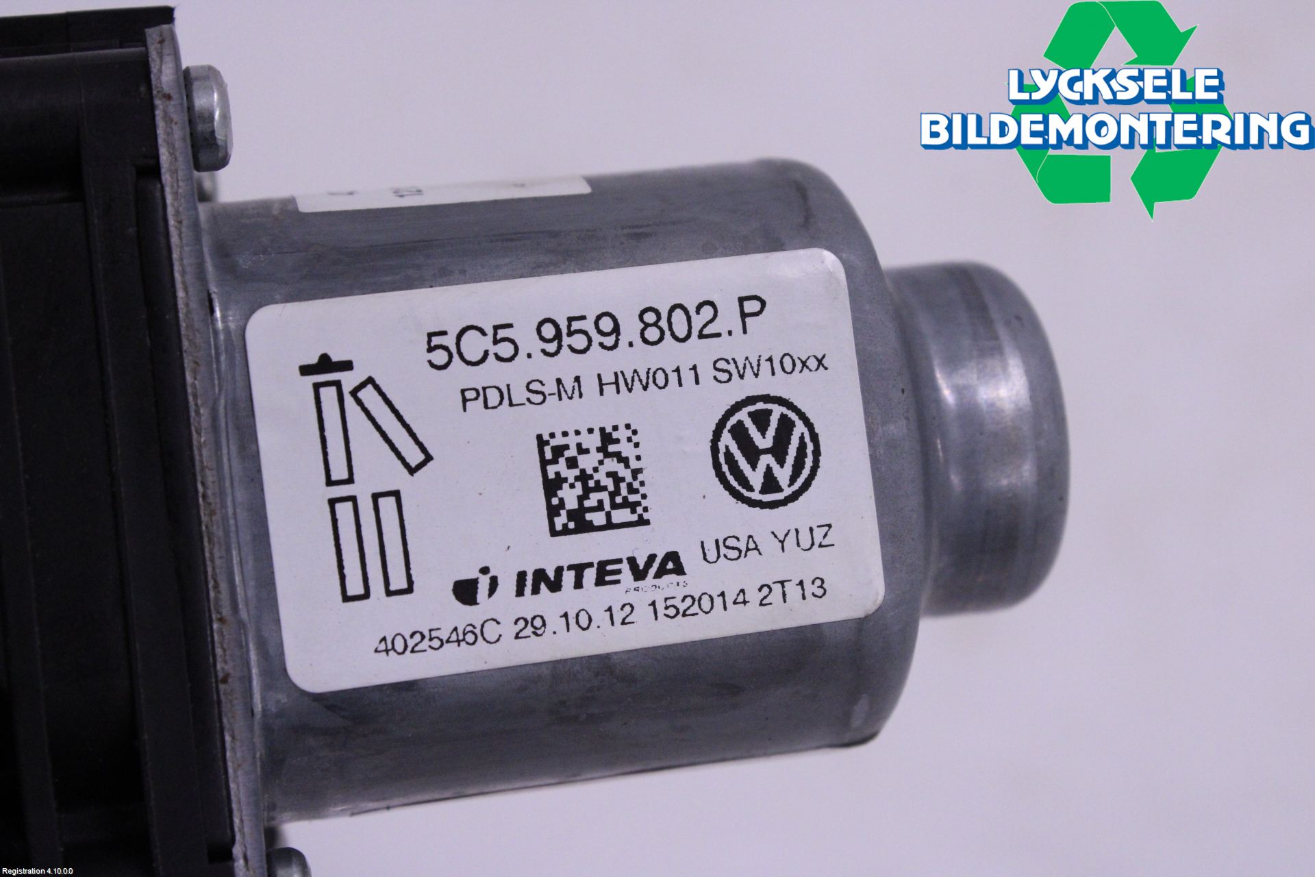 Volkswagen VW BEETLE 12- Fönsterhissmotor