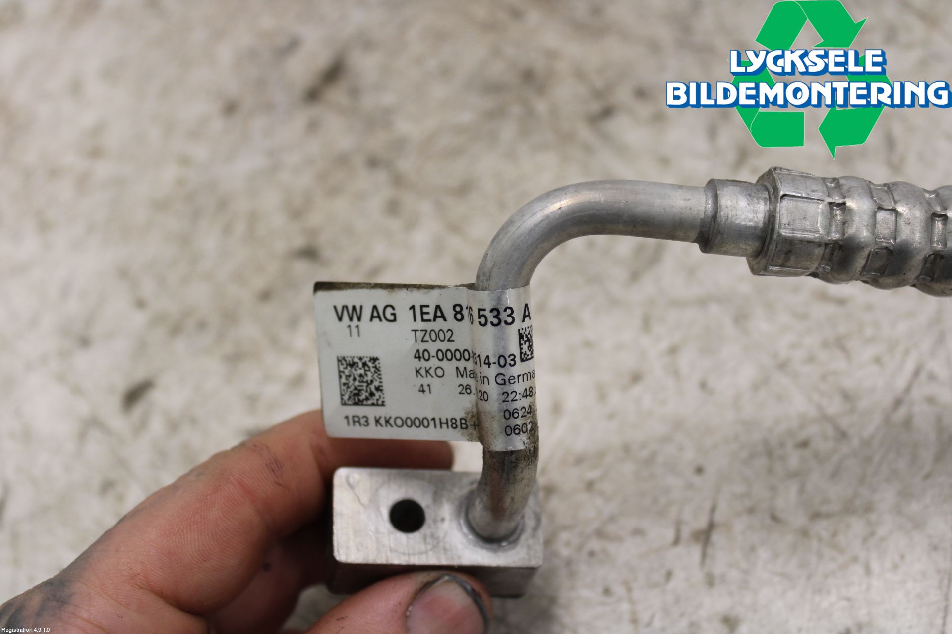 Volkswagen VW ID.3 21- Ac Slang-Rör