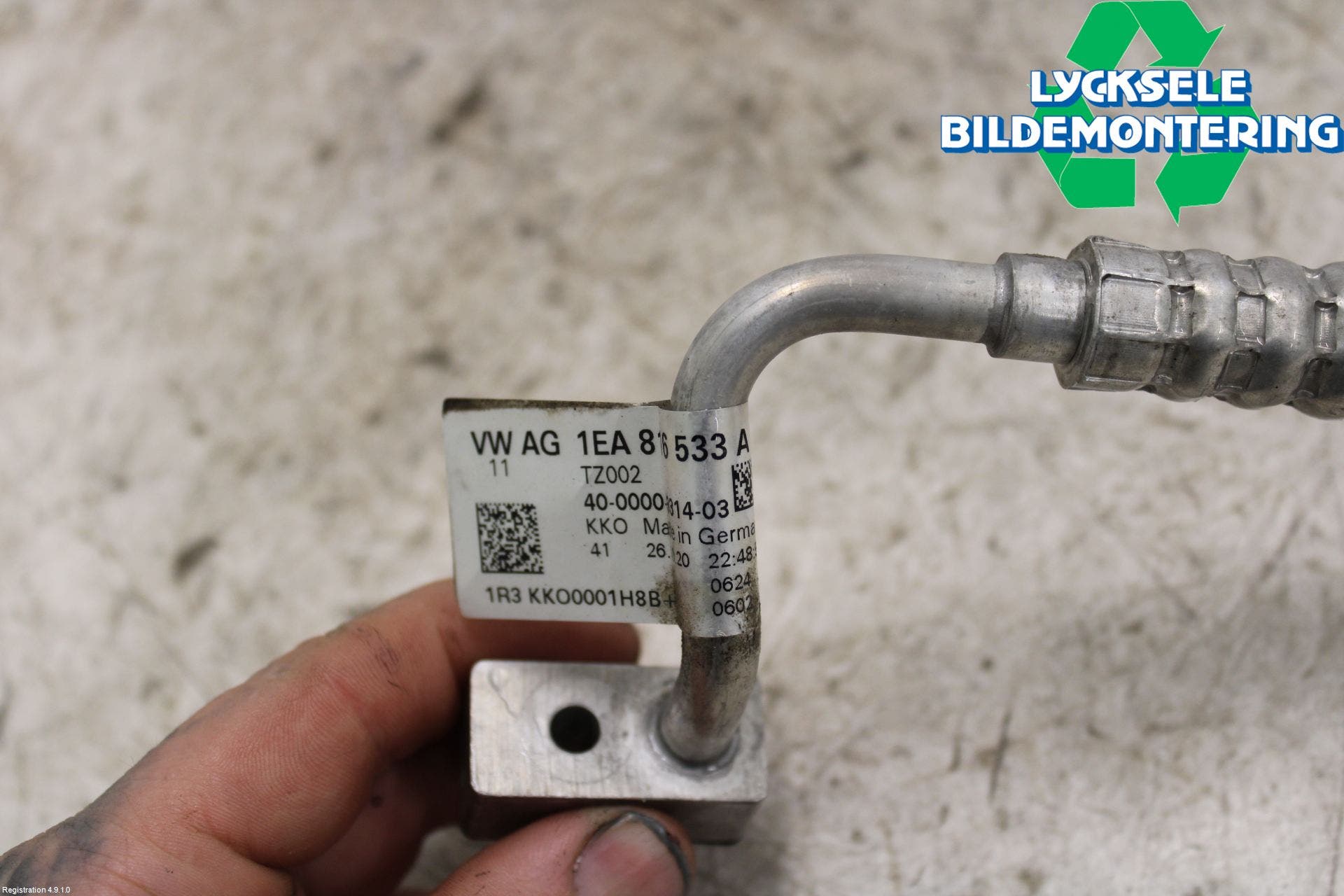 Volkswagen VW ID.3 21- Ac Slang-Rör