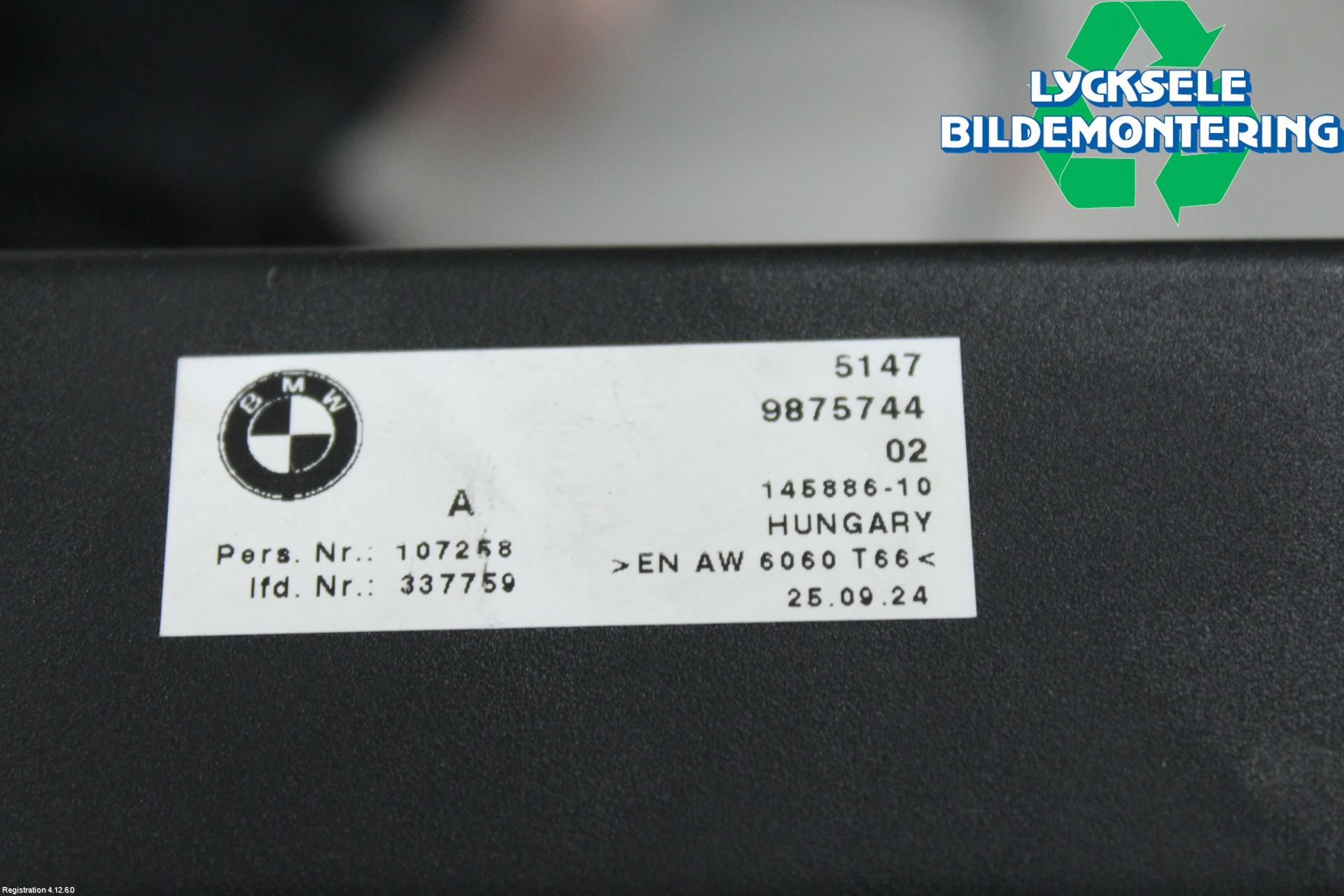 BMW 3 G20/G21/G80/G81 19- Lastnät