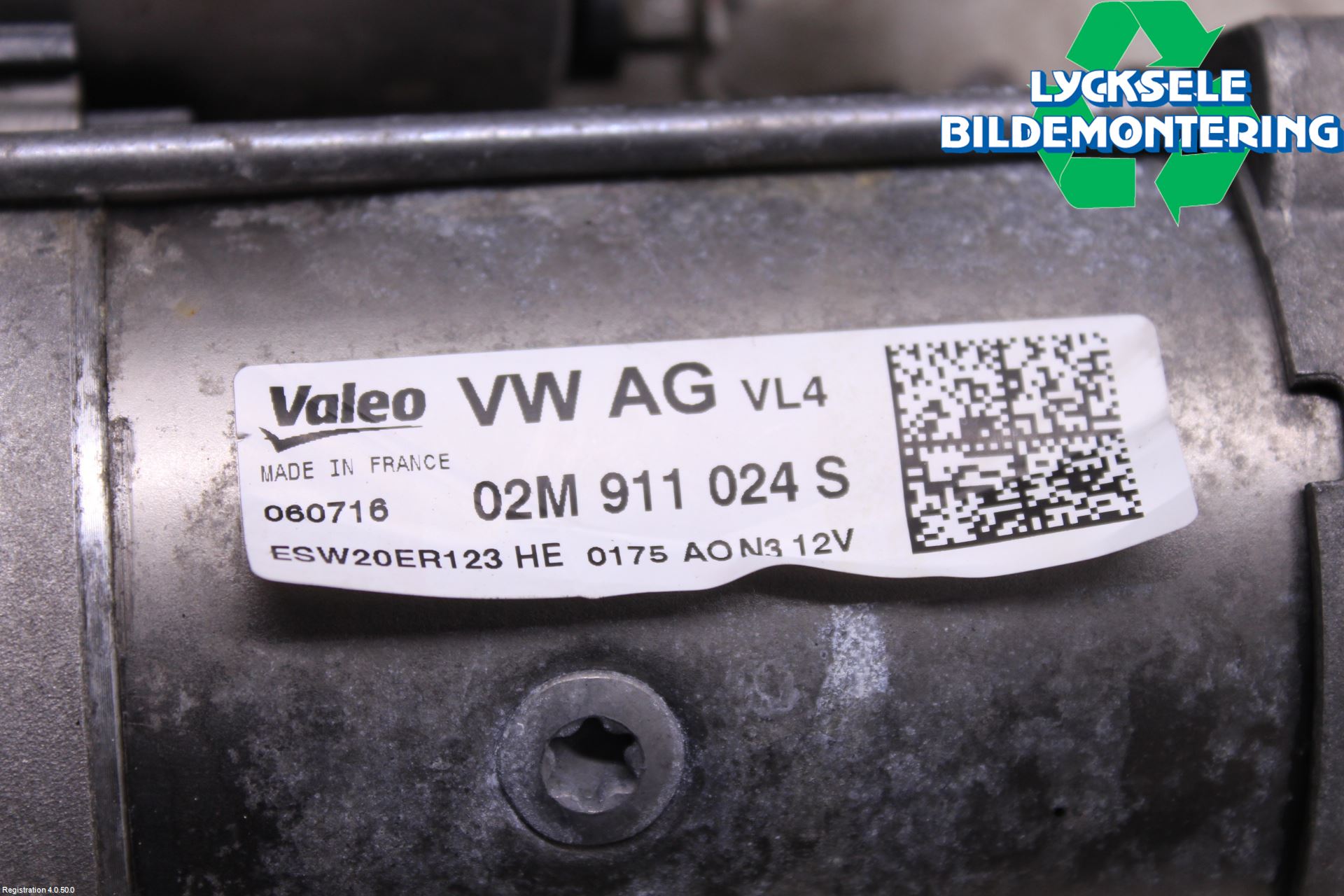 Volkswagen VW GOLF / E-GOLF VII 13-20 Startmotor Diesel