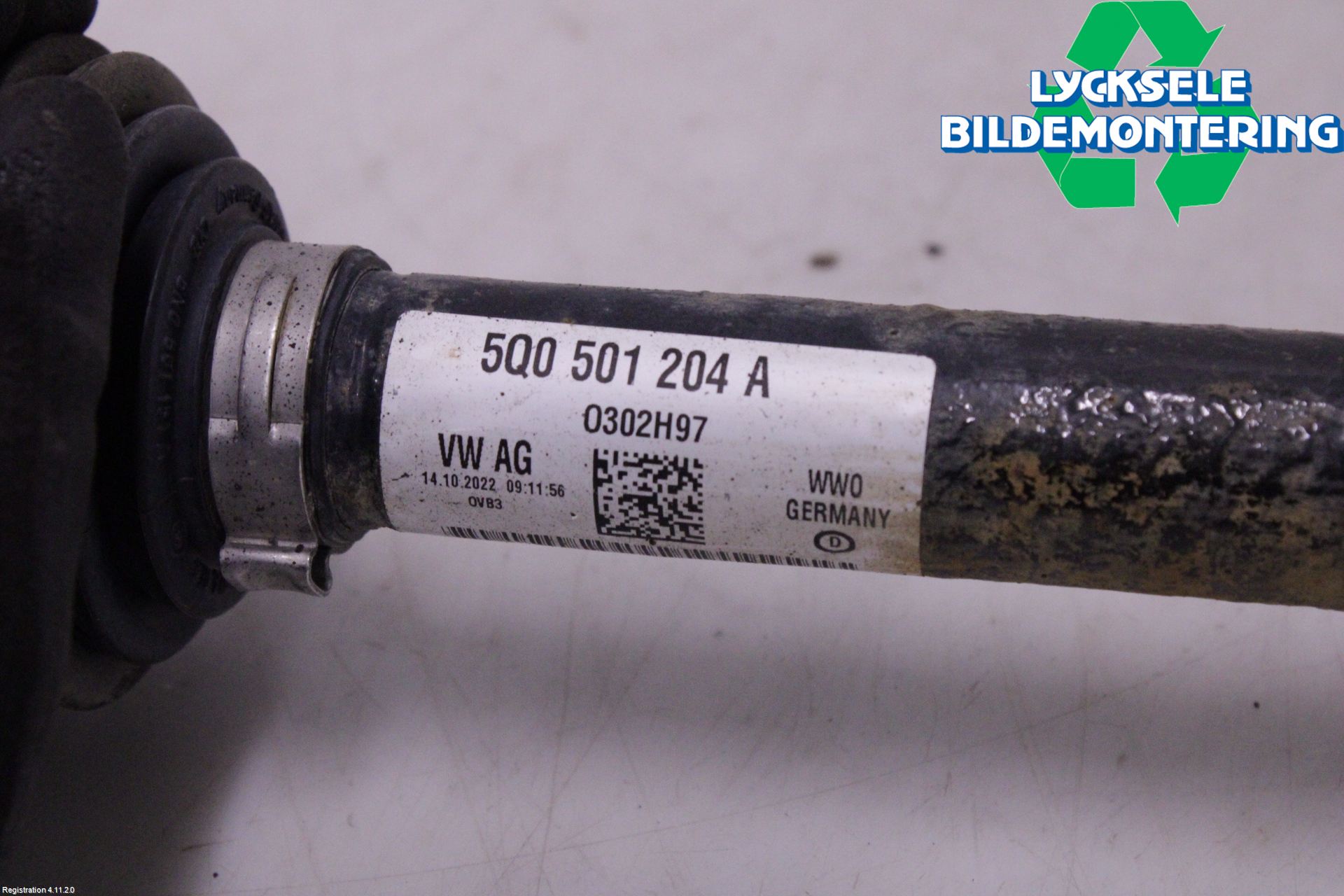 Volkswagen VW GOLF / E-GOLF VIII 20- Drivaxel Bak Höger